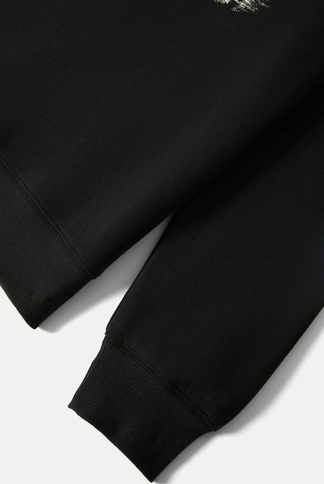 Men's Gallop Crew in the color Black - Additional Laydown image