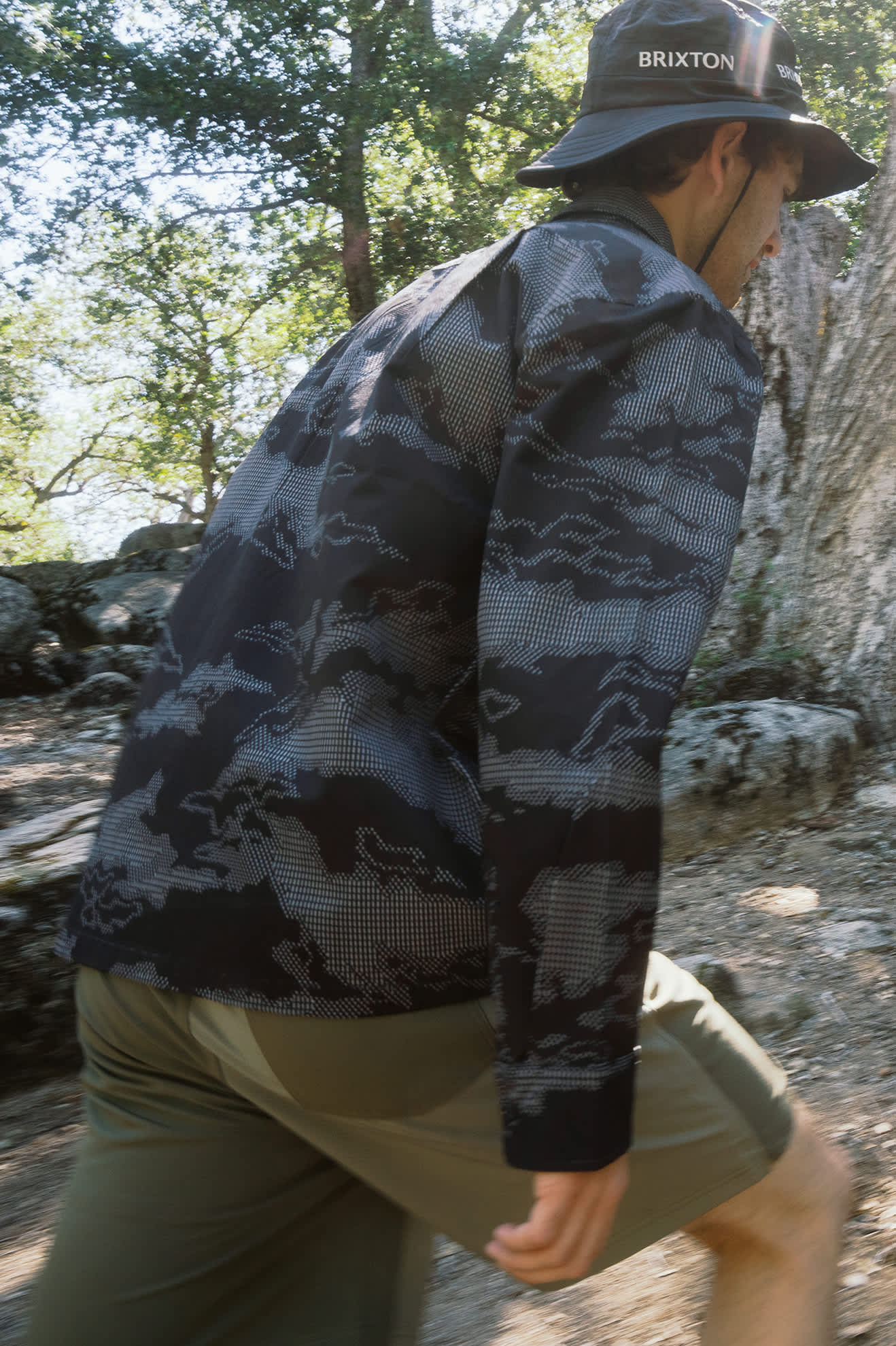Men's Journey Lightweight Shirt in the color Black Camo - Men's Lifestyle image