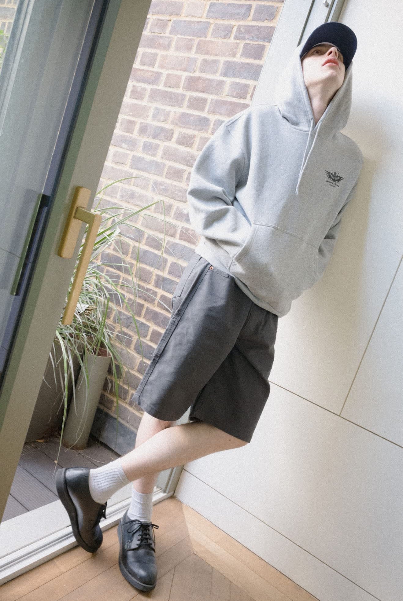 Men's Ewing Hood in the color Heather Grey - Men's Lifestyle image