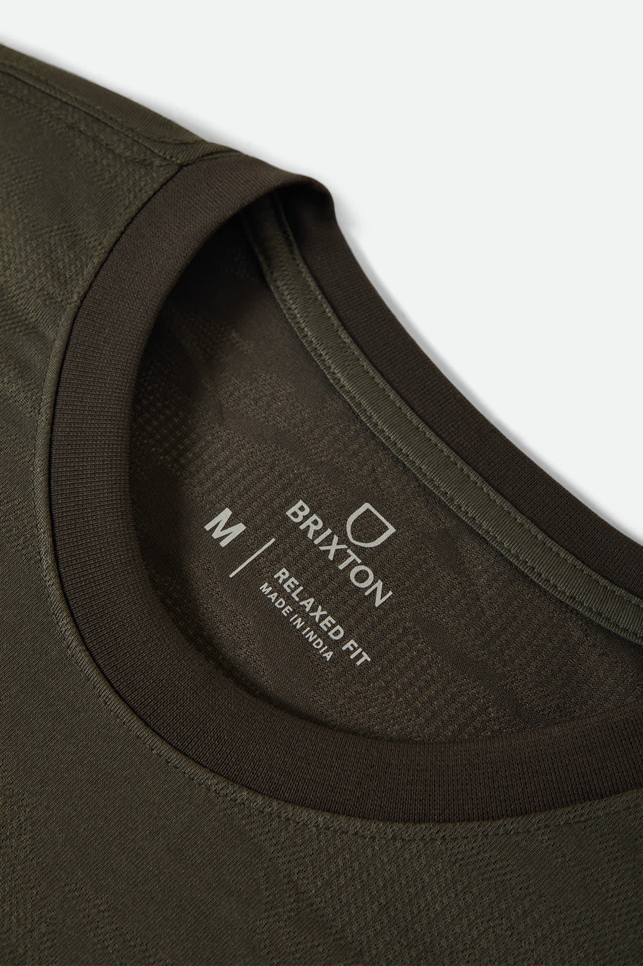 Men's Journey Short Sleeve Pocket T-Shirt in the color Olive Tiger Camo - Additional Laydown image