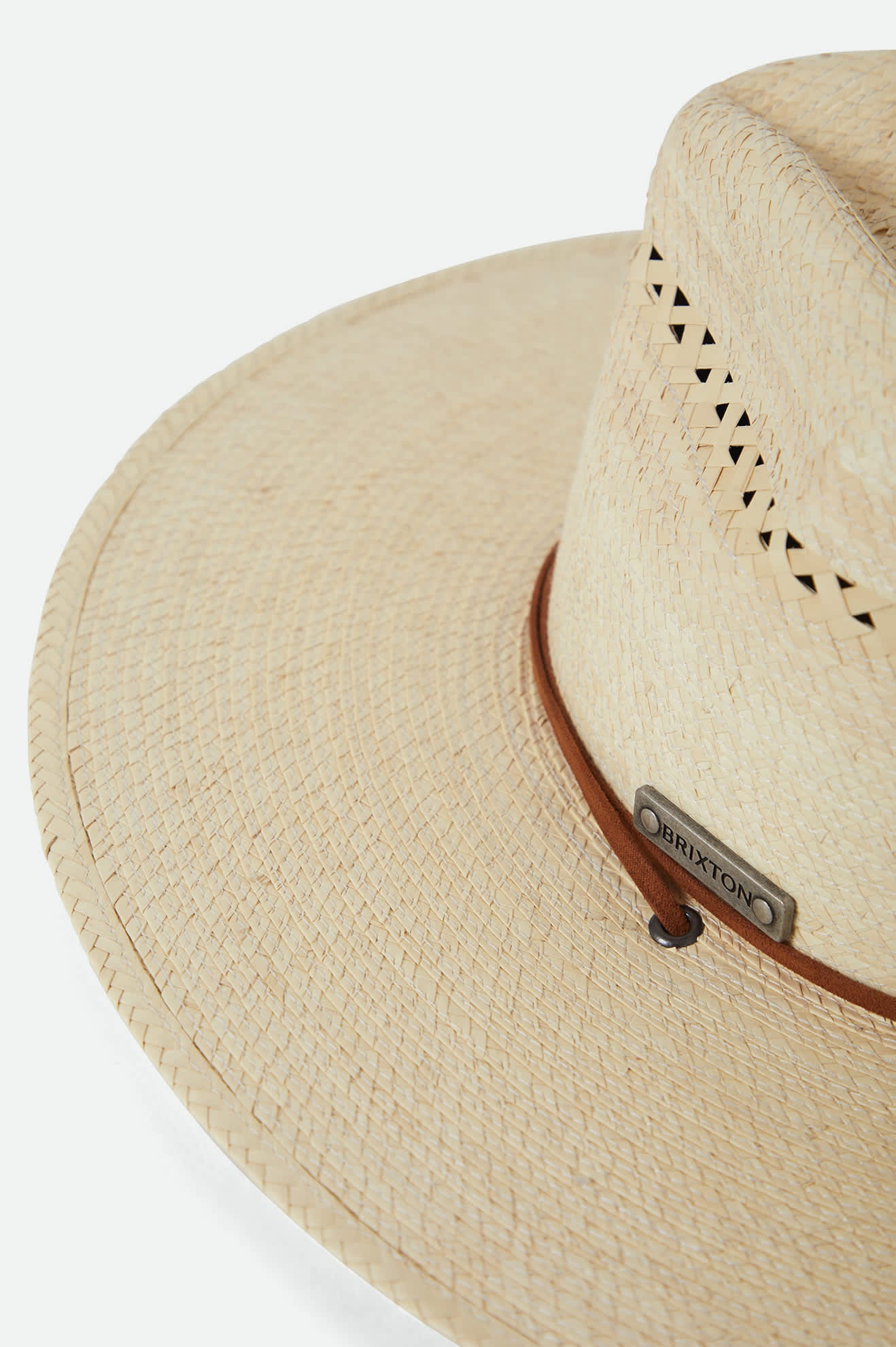 Unisex Beck Straw Rancher Hat in the color Natural - Additional Laydown image