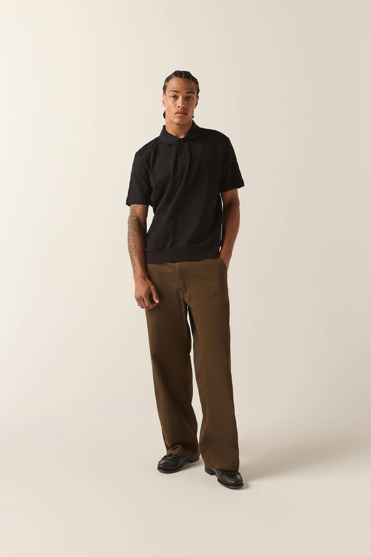 Men's Trademark Chino Pant in the color Walnut Brown - Additional Fit image