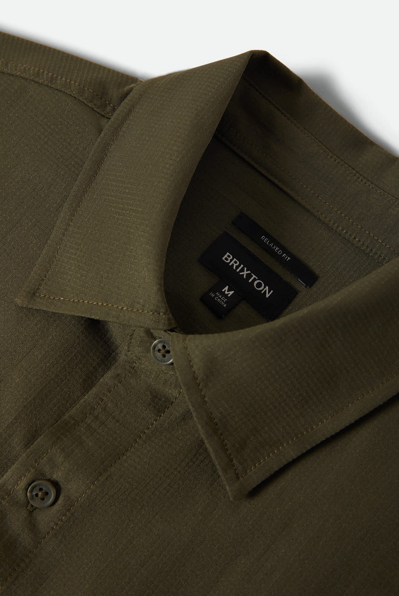 Men's Journey Lightweight Long Sleeve Shirt in the color Dark Olive - Additional Laydown image