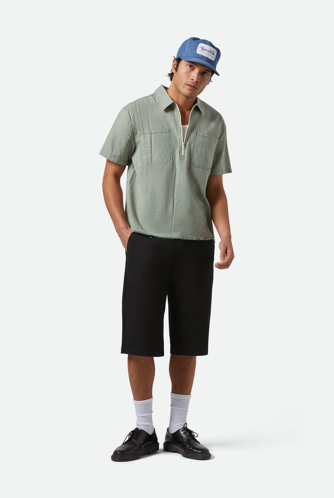 Men's Choice Chino Baggy Short in the color Black - Men's Featured View