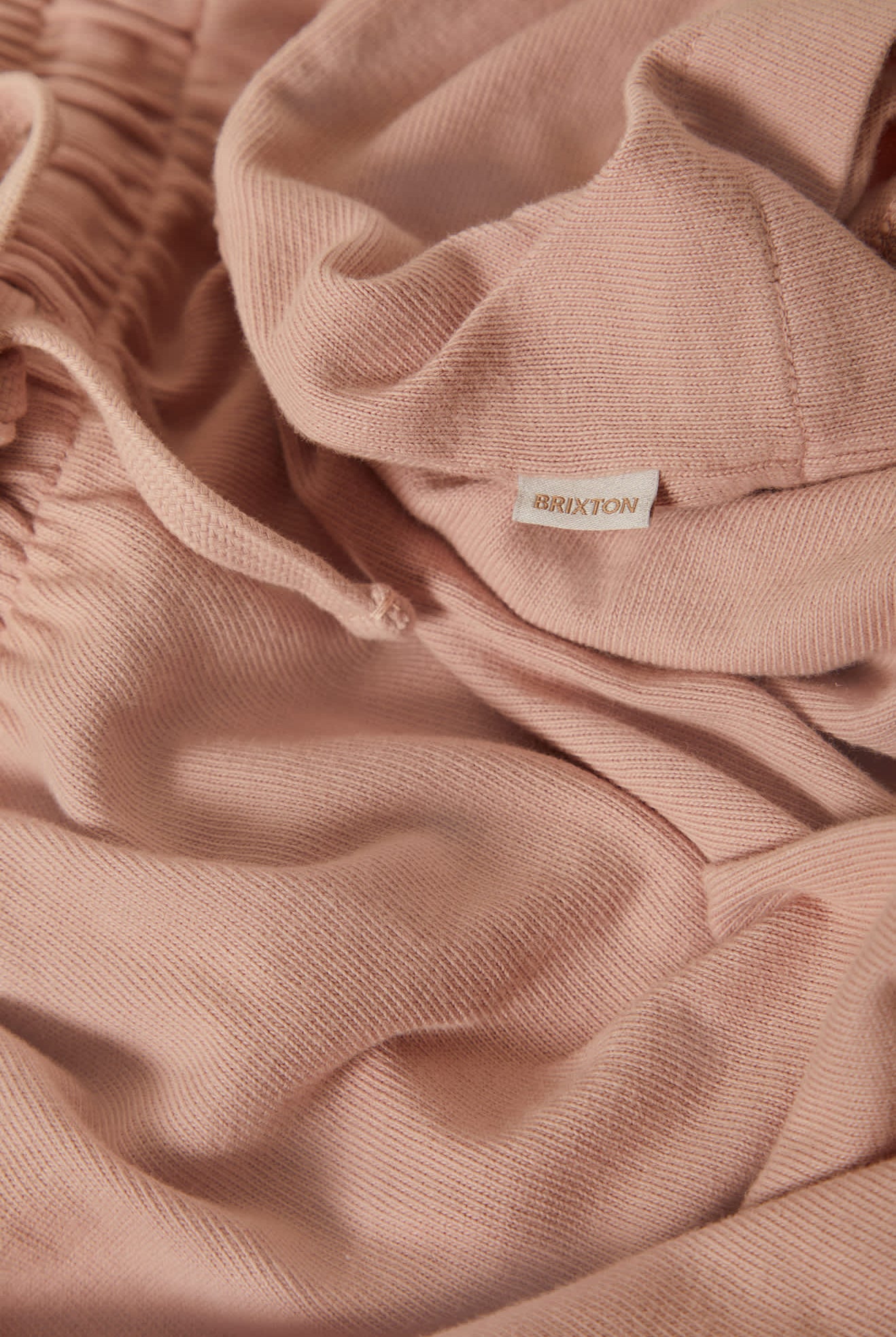 Women's Carefree Organic Garment Dye Lounge Short in the color Silver Pink - Additional Laydown image