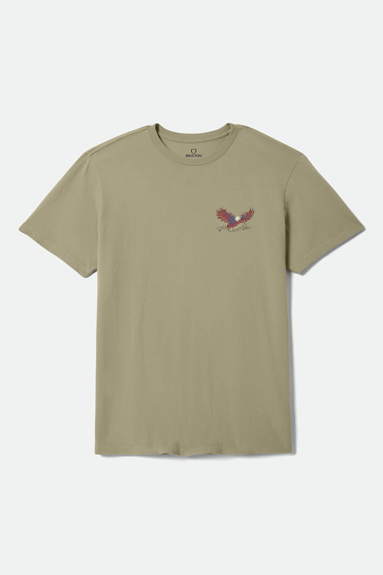 Men's Blazing Standard T-Shirt in the color Olive Surplus Worn Wash - Front Product View