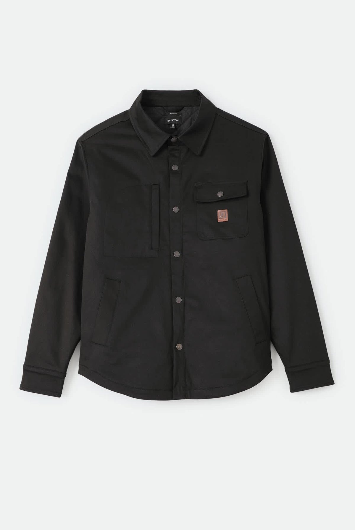 Men's Builders Stretch Lined Jacket in the color Black - Front Product View
