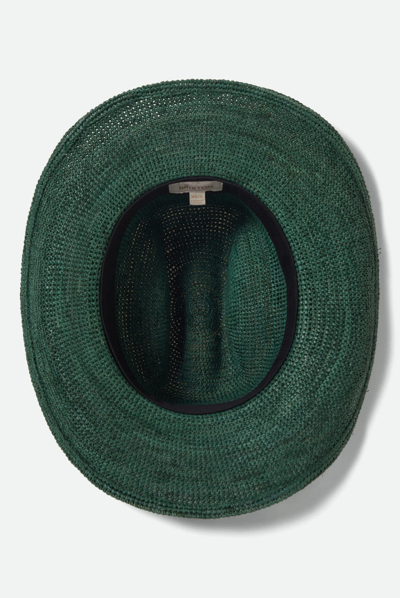 Women's Odessa Straw Packable Cowboy Hat in the color Primal Green - Additional Laydown image