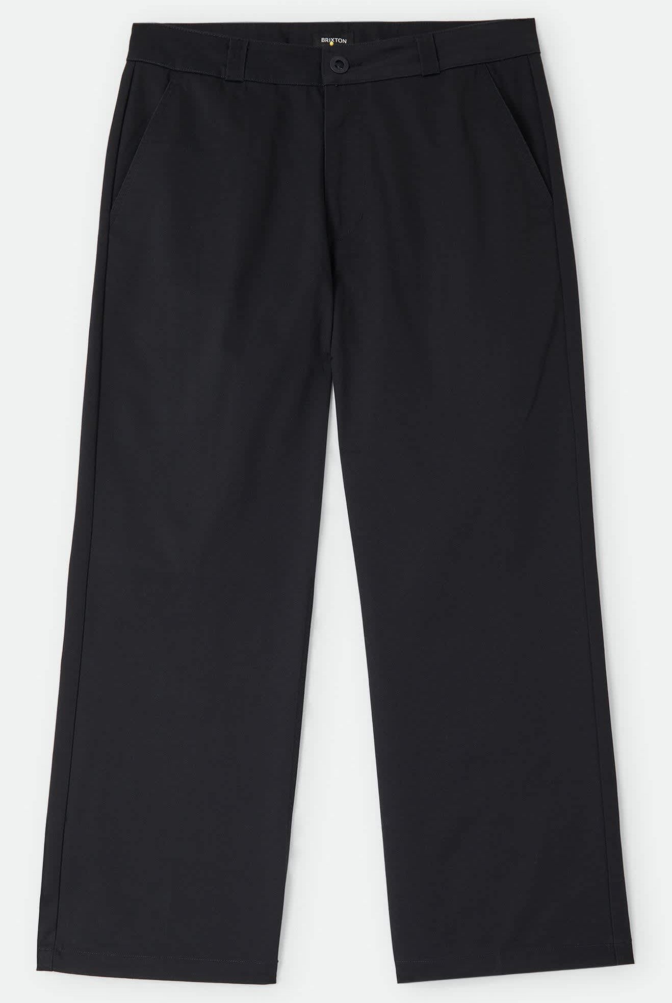 Men's Trademark Chino Pant in the color Black - Front Product View