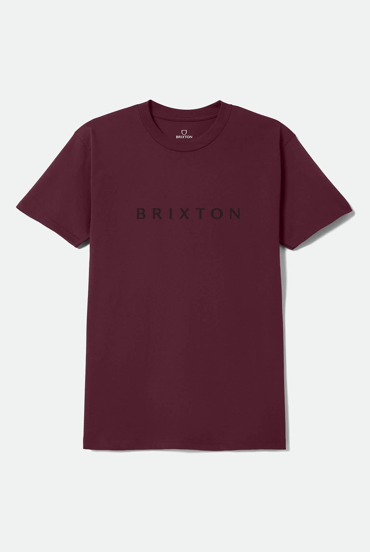 Men's Alpha Line Standard T-Shirt in the color Burgundy - Front Product View