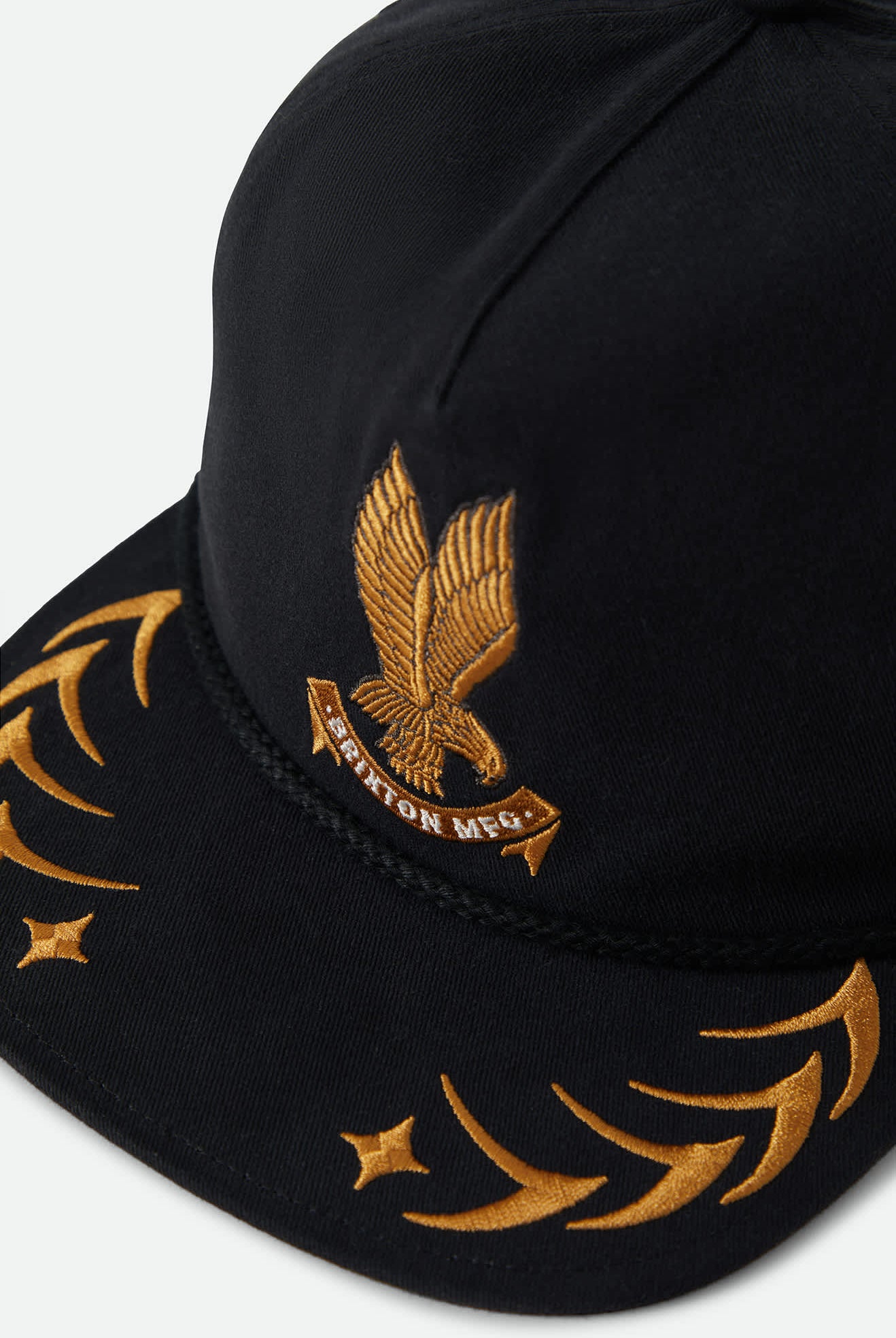 Unisex Covall Snapback in the color Black - Additional Laydown image