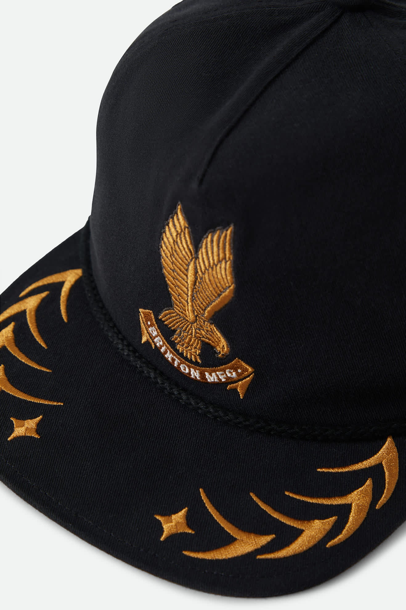 Unisex Covall Snapback in the color Black - Additional Laydown image