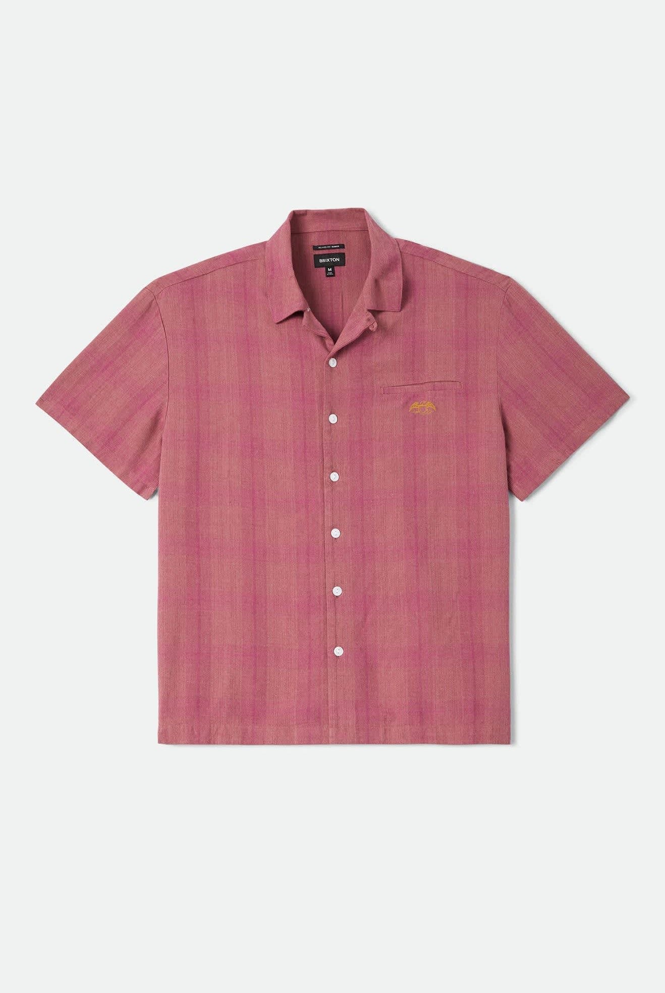 Men's Century Shirt in the color Pink Shadow Plaid - Front Product View