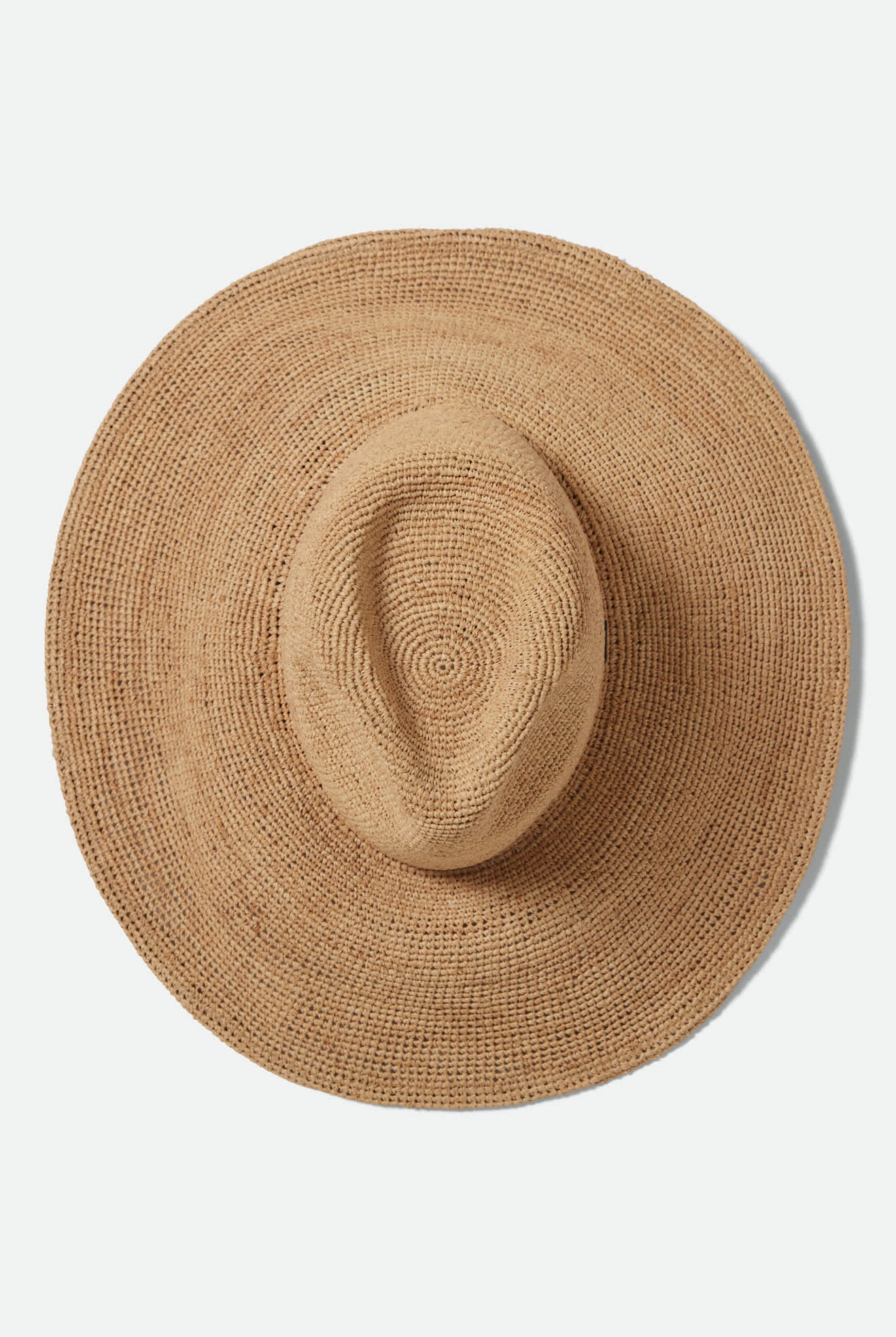 Women's Helena Straw Sun Hat in the color Tan - Additional Laydown image