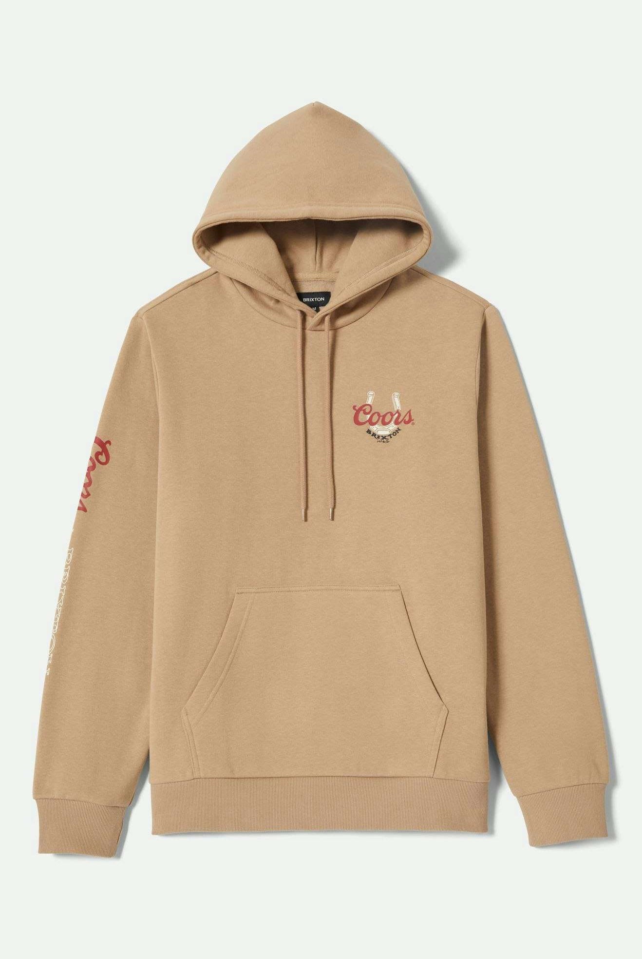 Brixton Men's Coors Luck Hoodie - Sand | Main