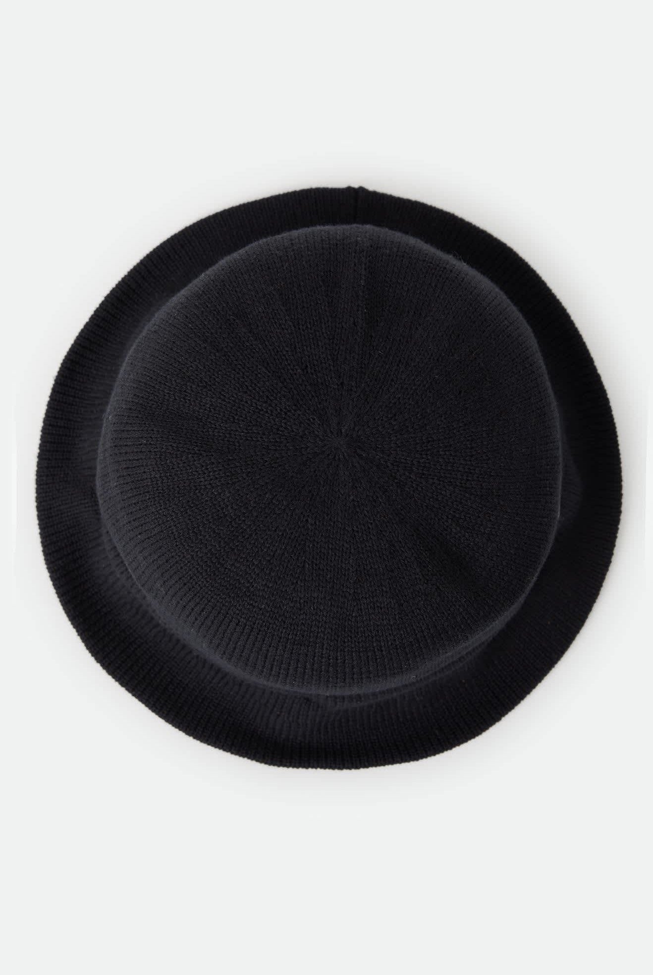 Unisex Redding Knit Packable Hat in the color Black/Black - Additional Laydown image