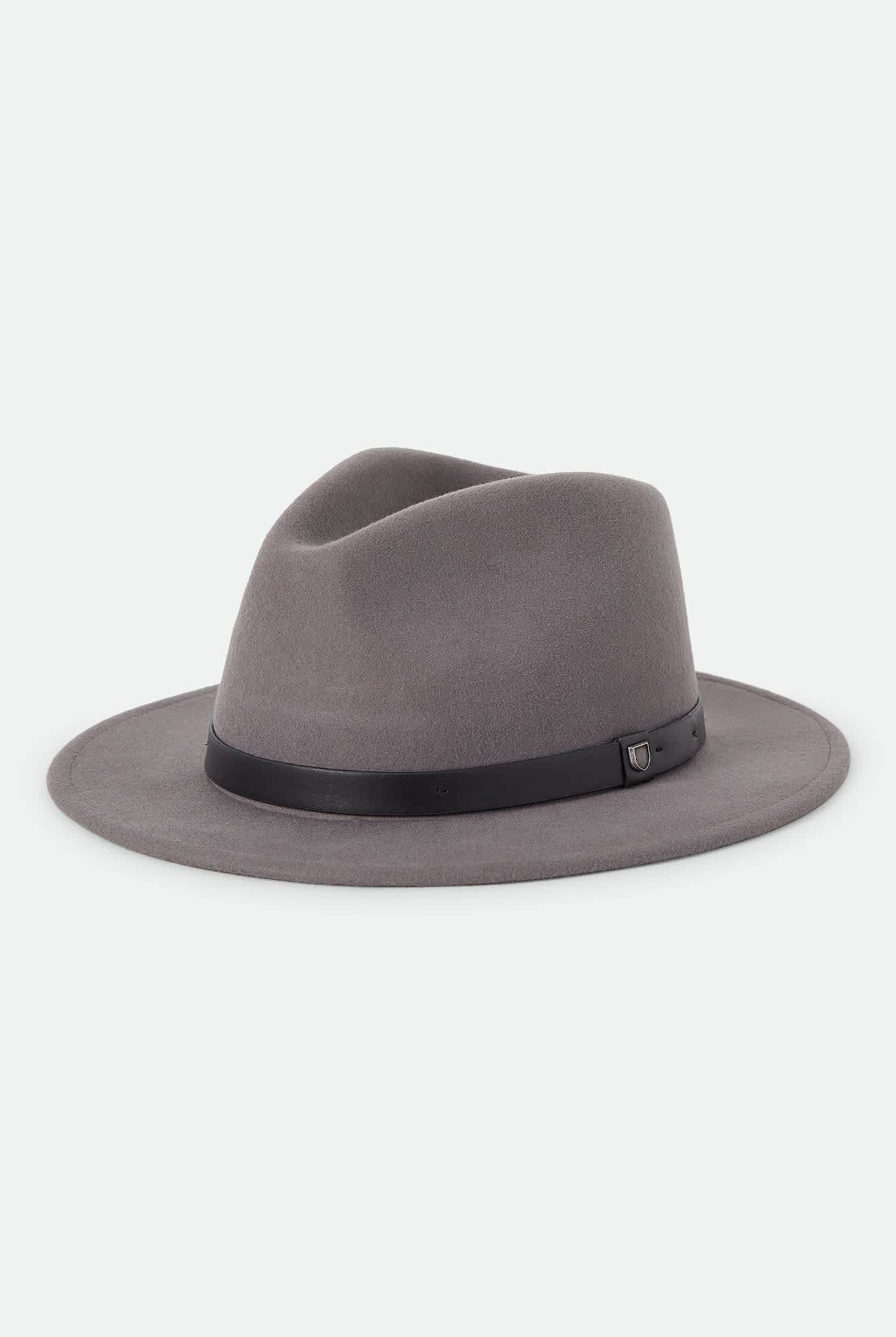 Unisex Messer Fedora in the color Grey/Grey - Front Product View