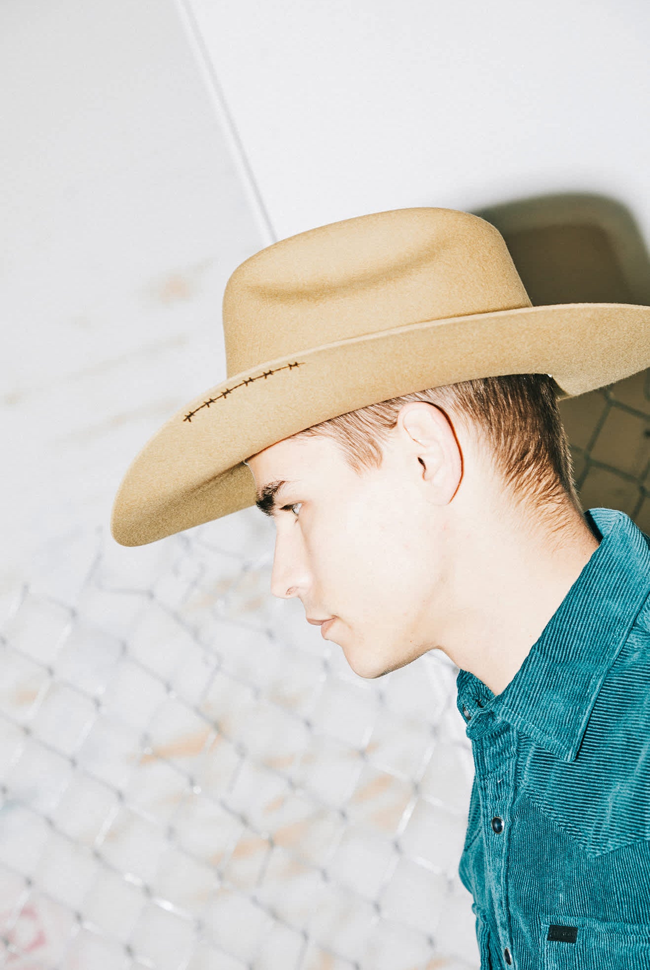 Unisex Laredo Branded Cowboy Hat in the color Antique Bronze - Men's Lifestyle image