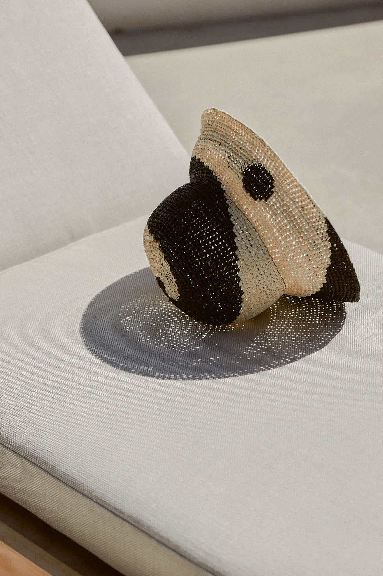 Unisex Redding Bucket Hat in the color Whitecap/Black - Additional Laydown image