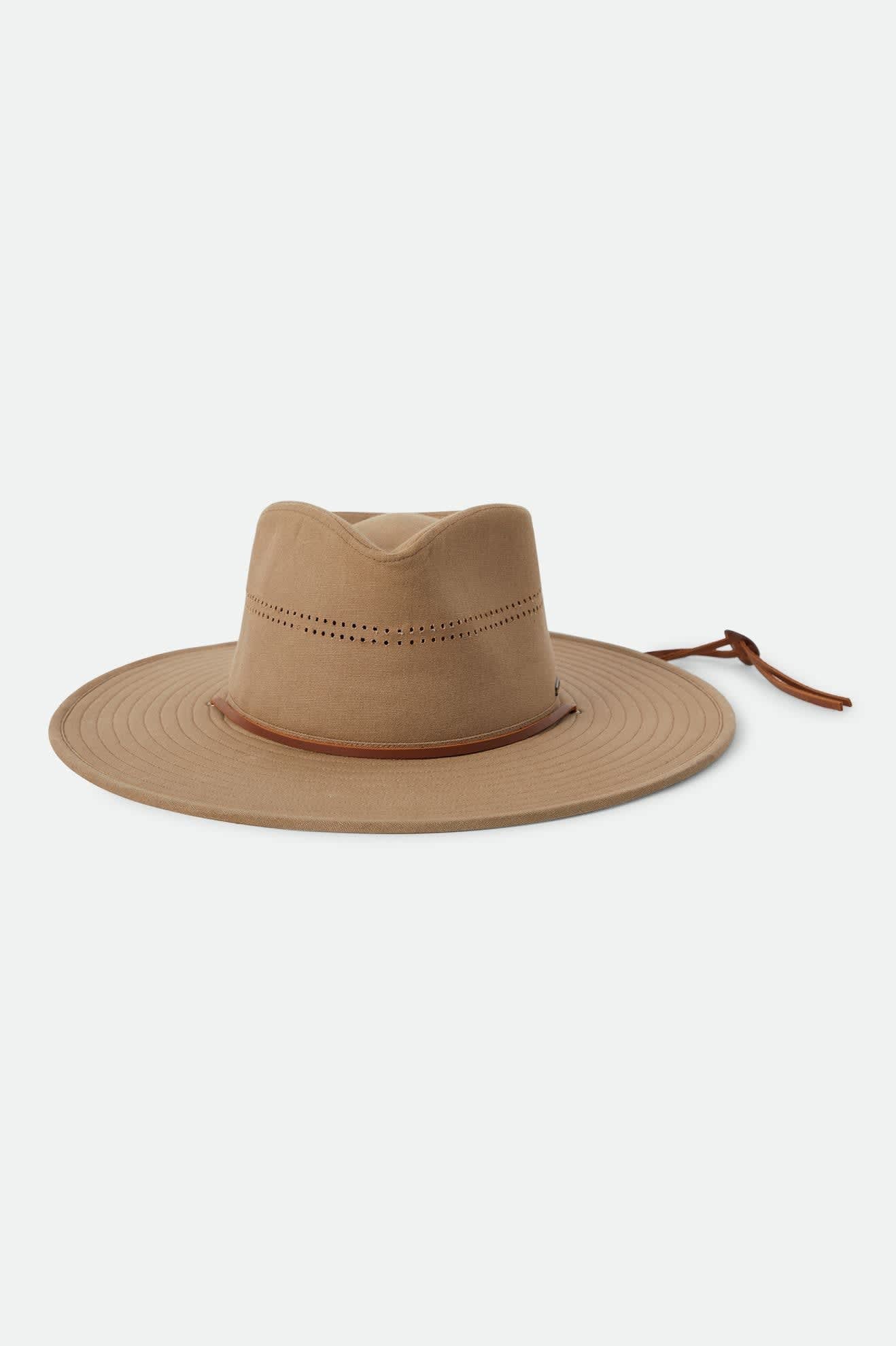 Unisex Beck Journey Canvas Hat in the color Khaki - Additional Laydown image
