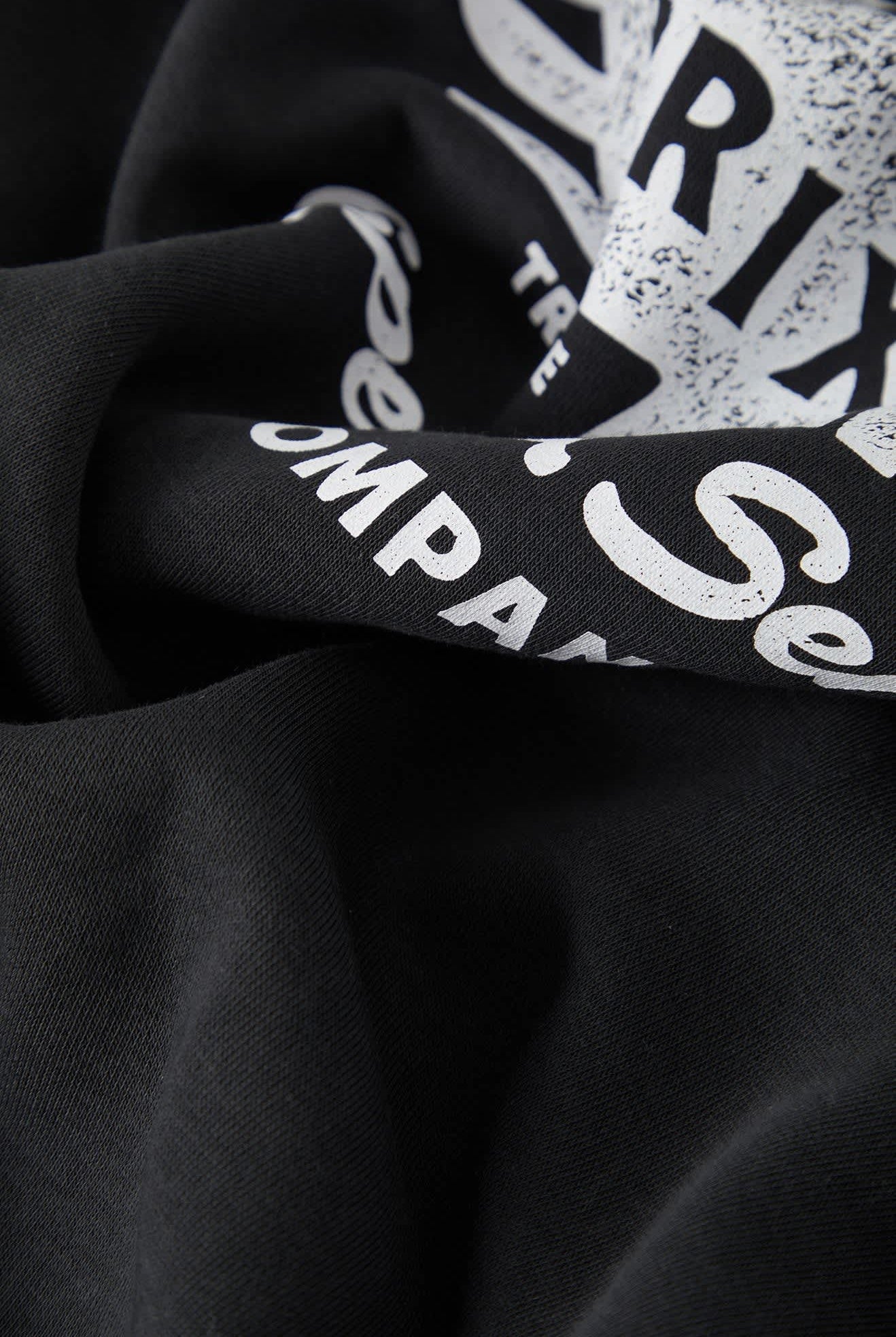 Men's Ewing Hood in the color Black - Additional Laydown image