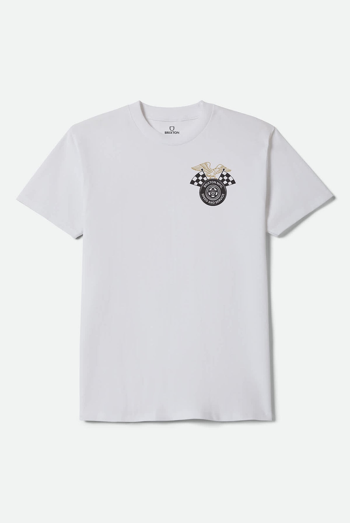 Men's Reamer Standard T-Shirt in the color White - Front Product View
