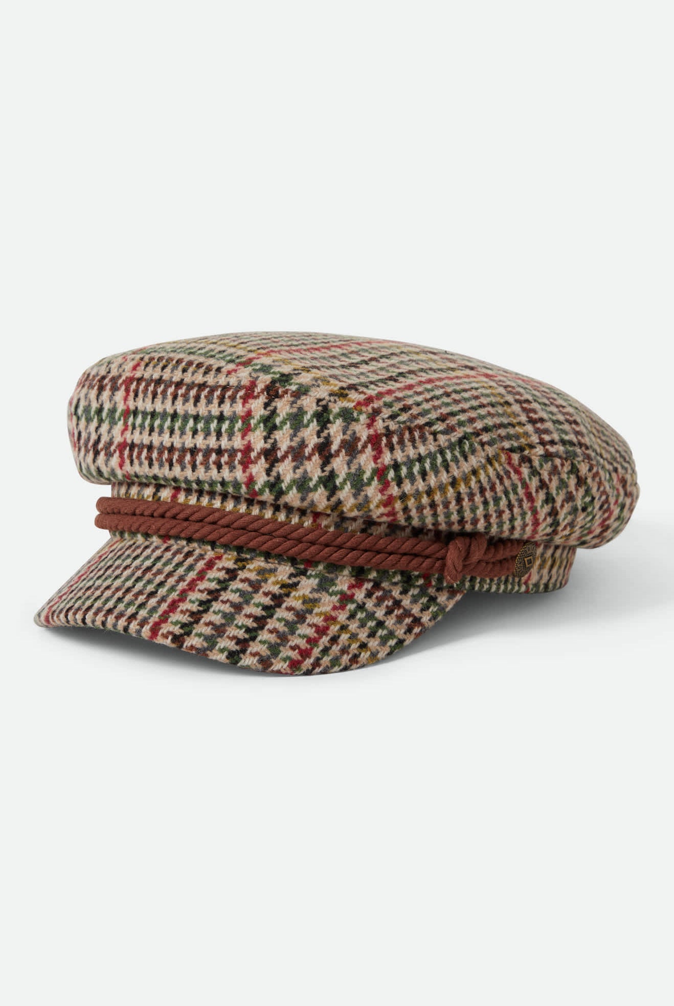 Unisex Fiddler Fisherman Cap in the color Sand/Adrenaline Rush/Wild Green - Front Product View