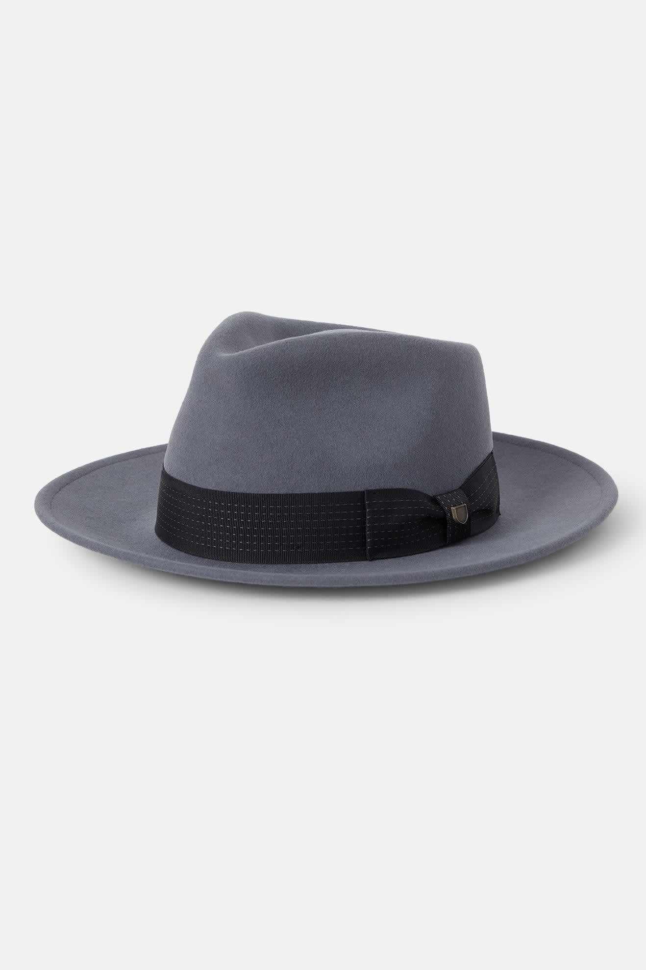 Unisex Eames Fedora in the color Future Grey/Black - Front Product View