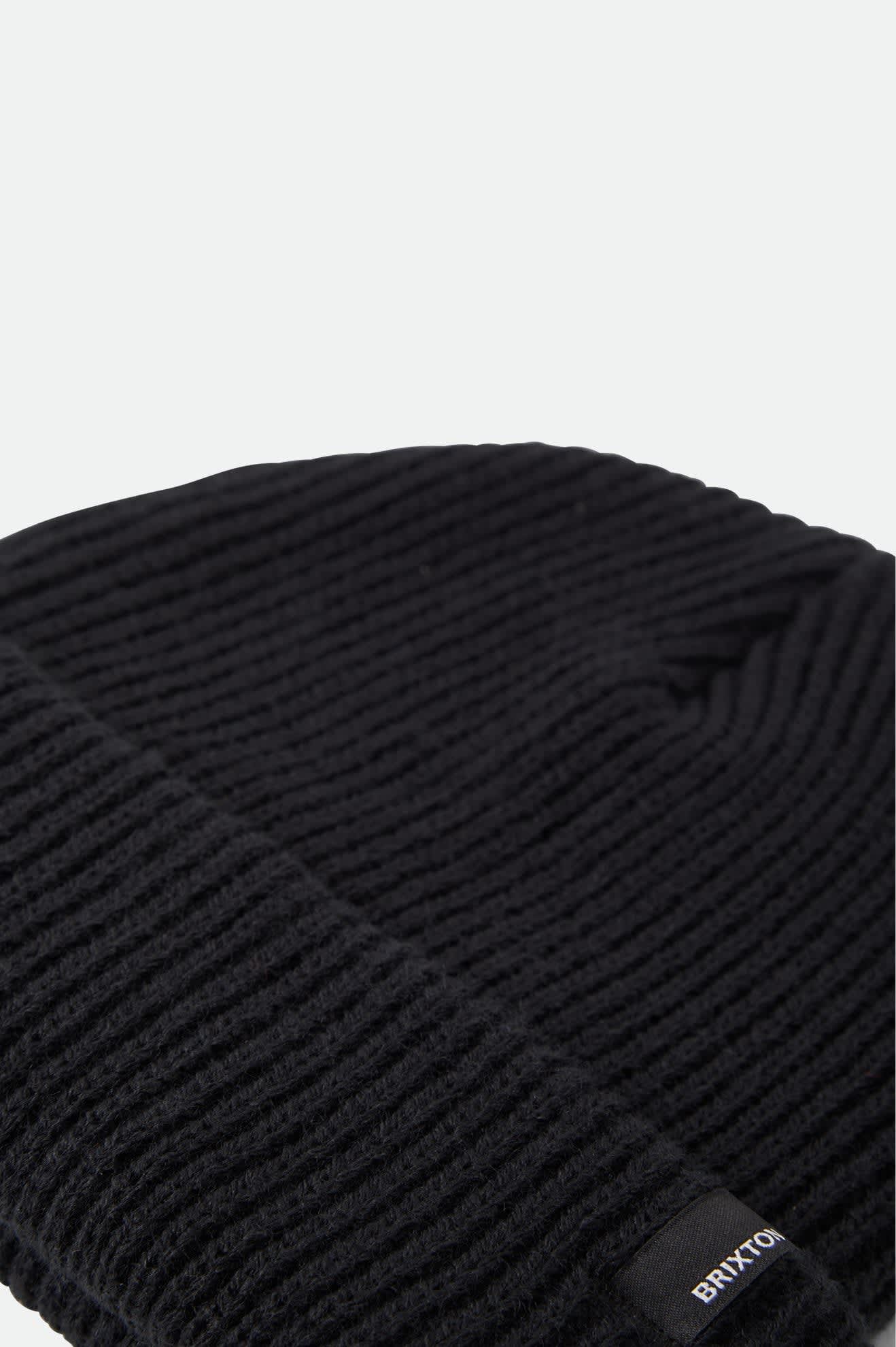 Unisex Chunky Heist Beanie in the color Black - Additional Laydown image
