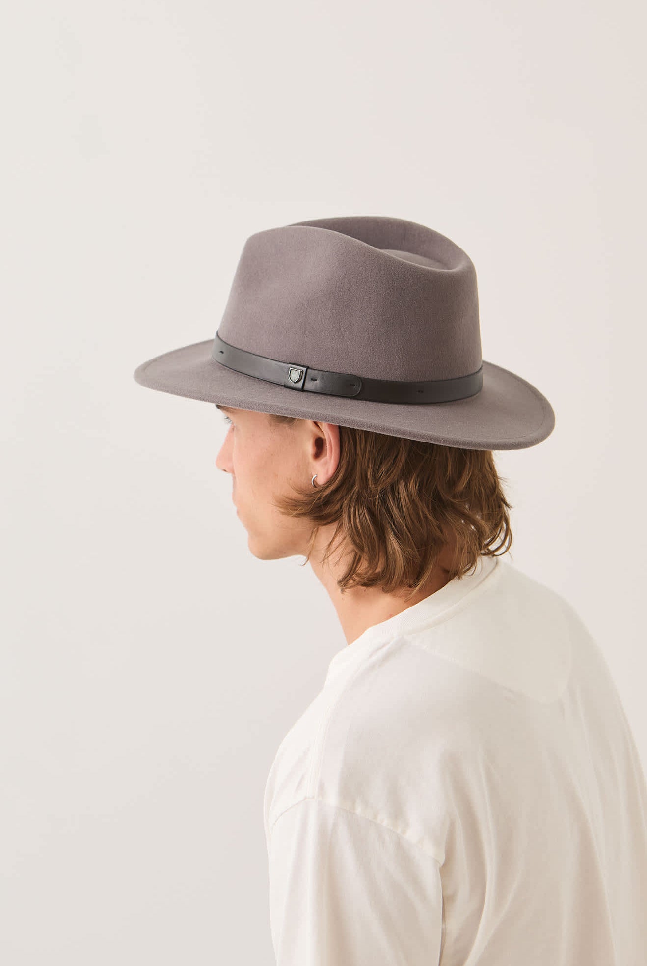 Unisex Messer Fedora in the color Grey/Grey - Additional Fit image