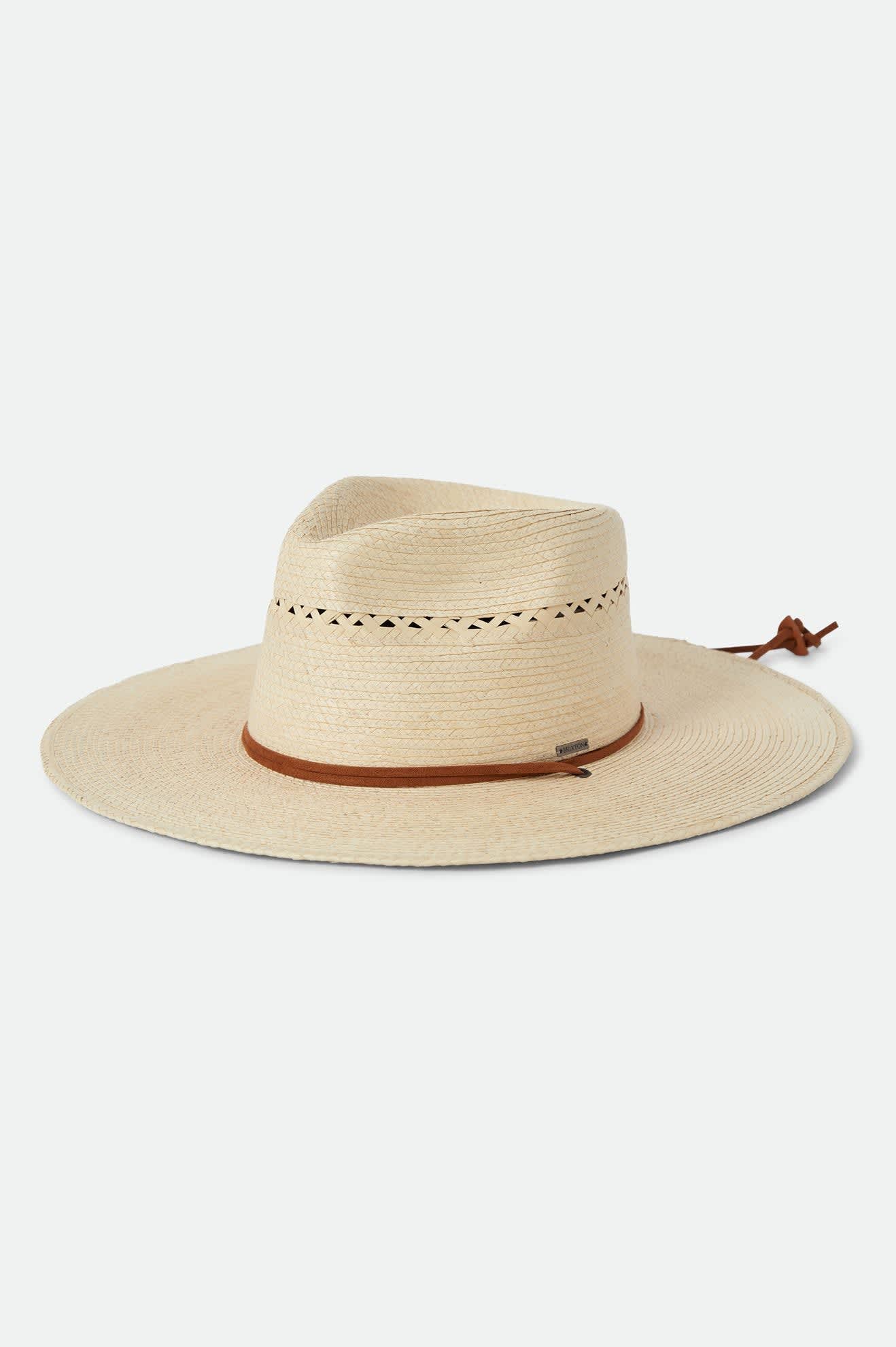 Unisex Beck Straw Rancher Hat in the color Natural - Front Product View