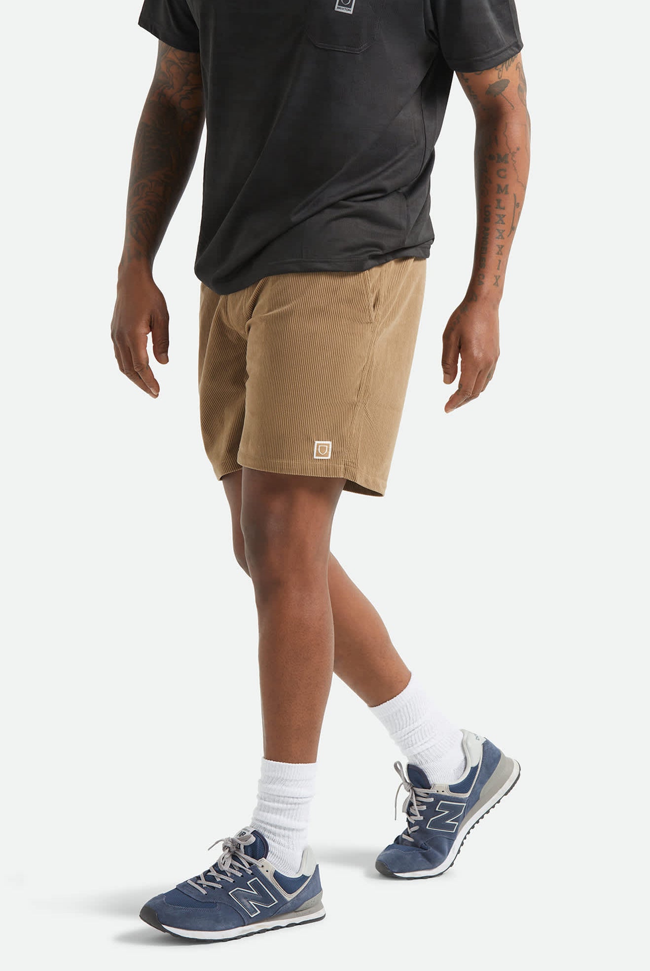 Men's Everyday Corduroy Short in the color Vintage Khaki - Additional Fit image