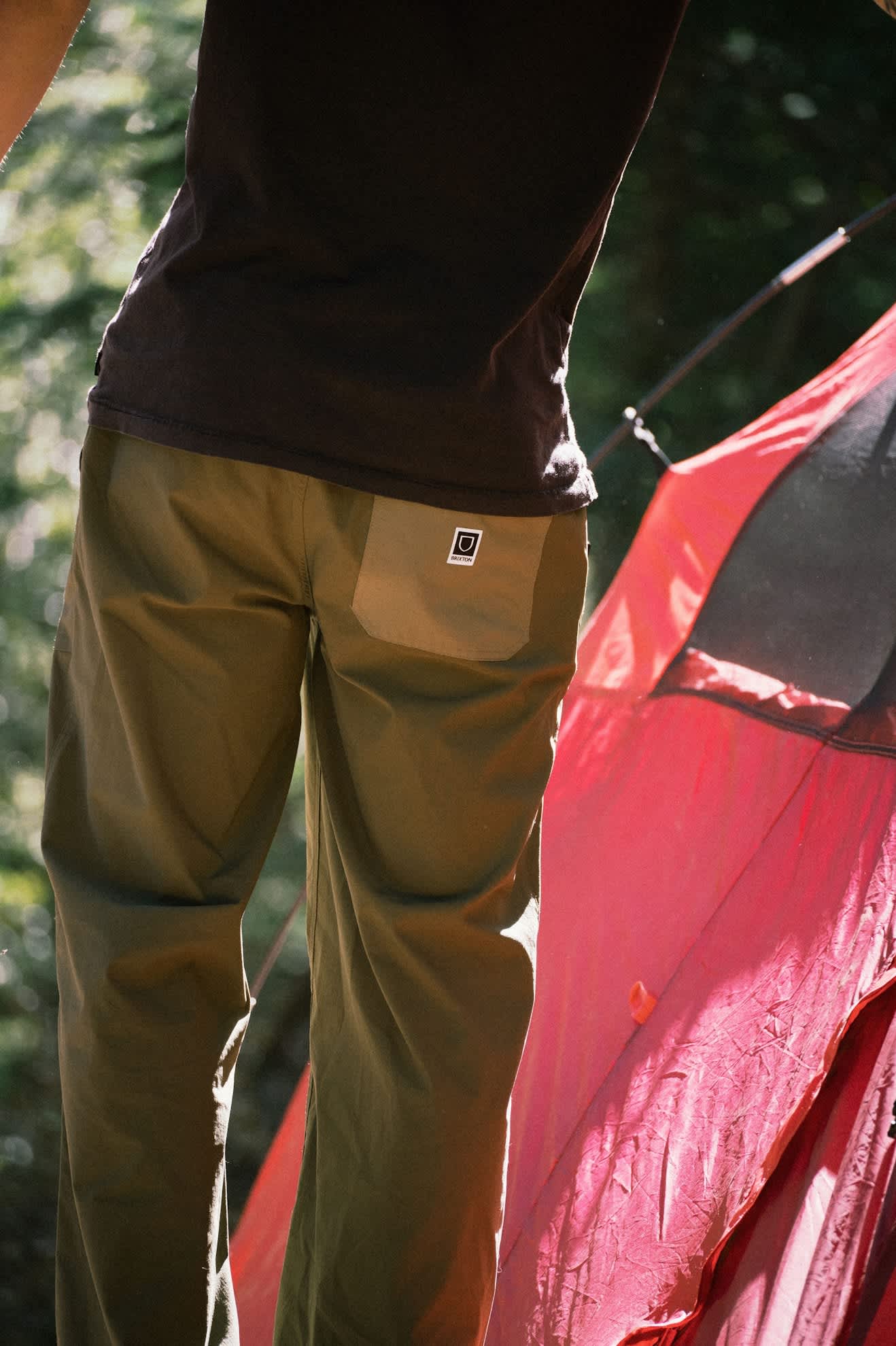 Men's Journey Utility Pant in the color Dark Olive/Olive Surplus - Men's Lifestyle image