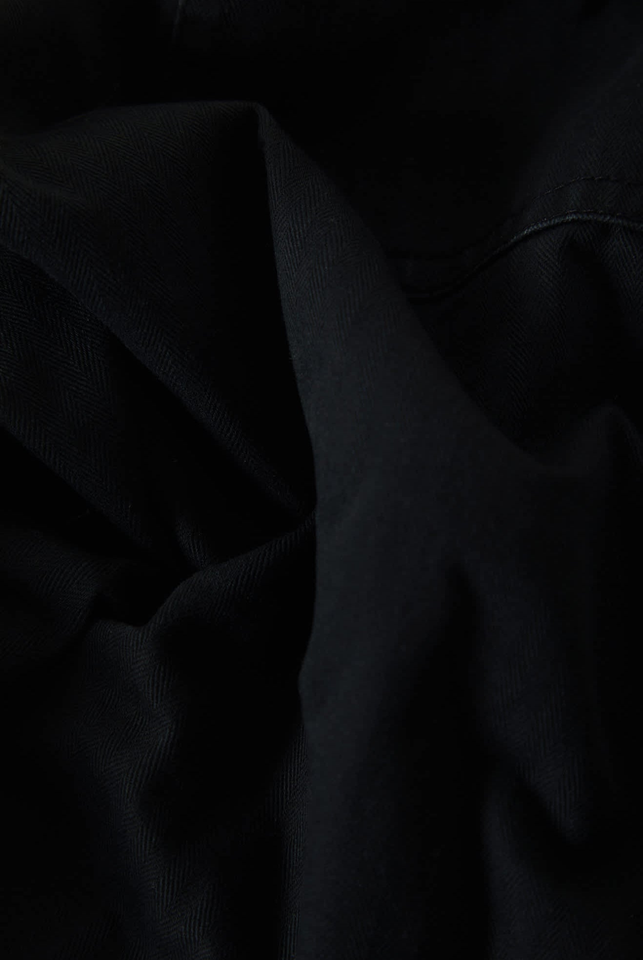 Men's Surplus Vintage Wash Herringbone Short in the color Washed Black - Additional Laydown image