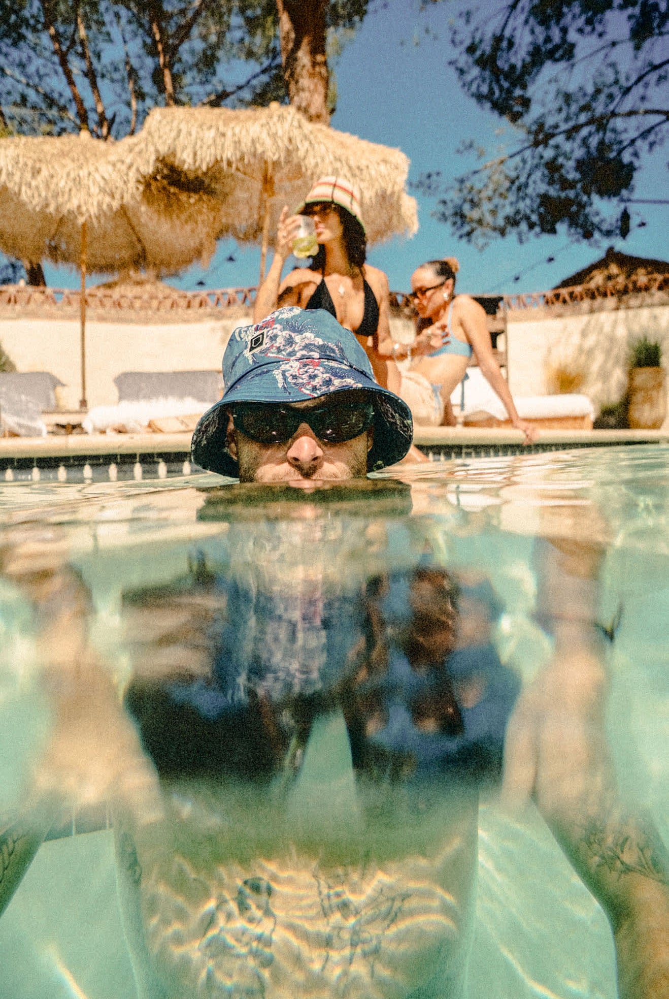 Unisex Eldon Water Packable Bucket Hat in the color Midnight Blue - Men's Lifestyle image