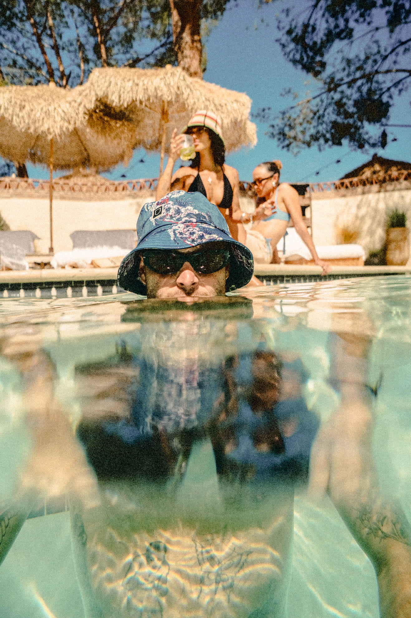 Unisex Eldon Water Packable Bucket Hat in the color Midnight Blue - Men's Lifestyle image