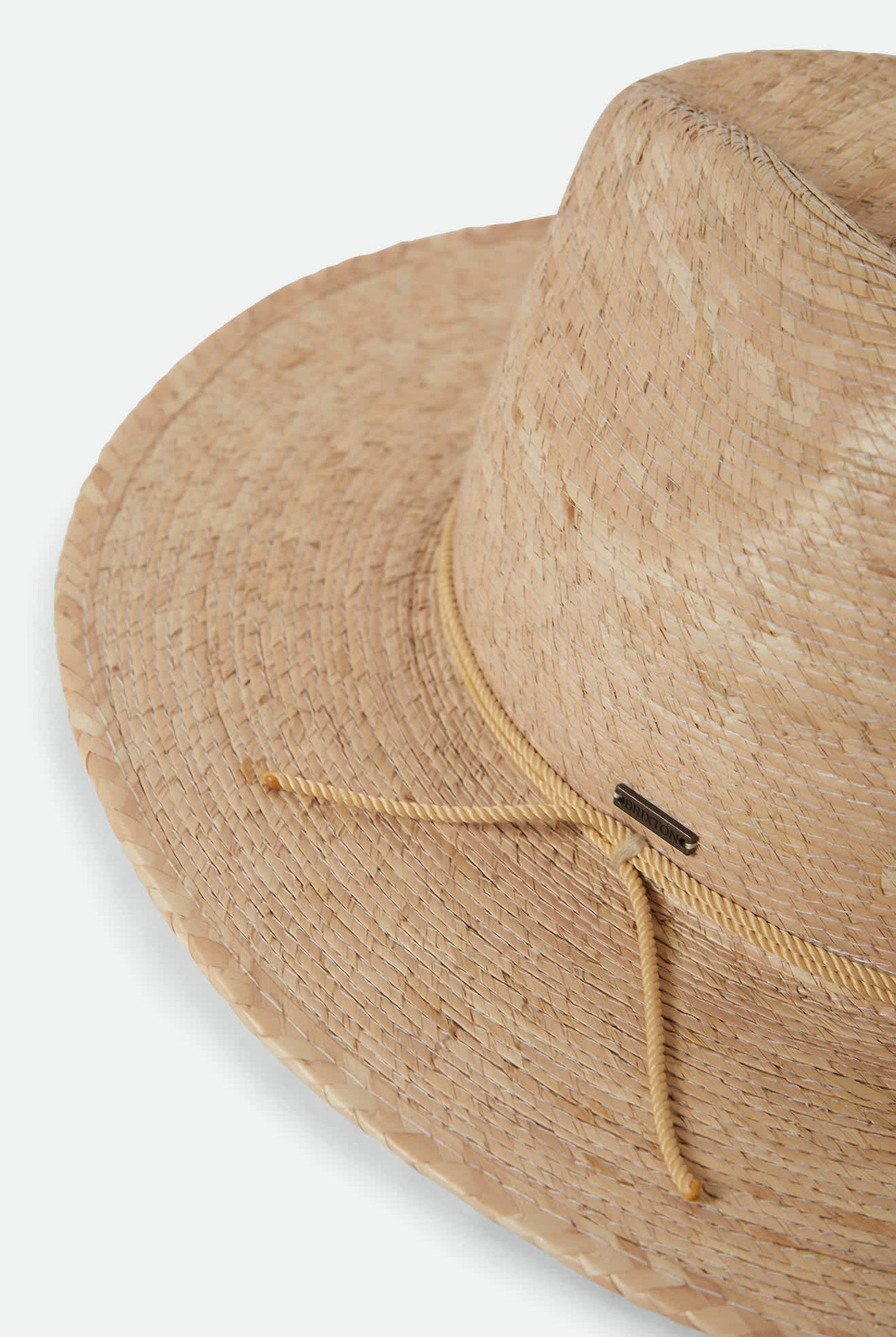 Unisex Hitch Ranch Fedora in the color Natural - Additional Laydown image