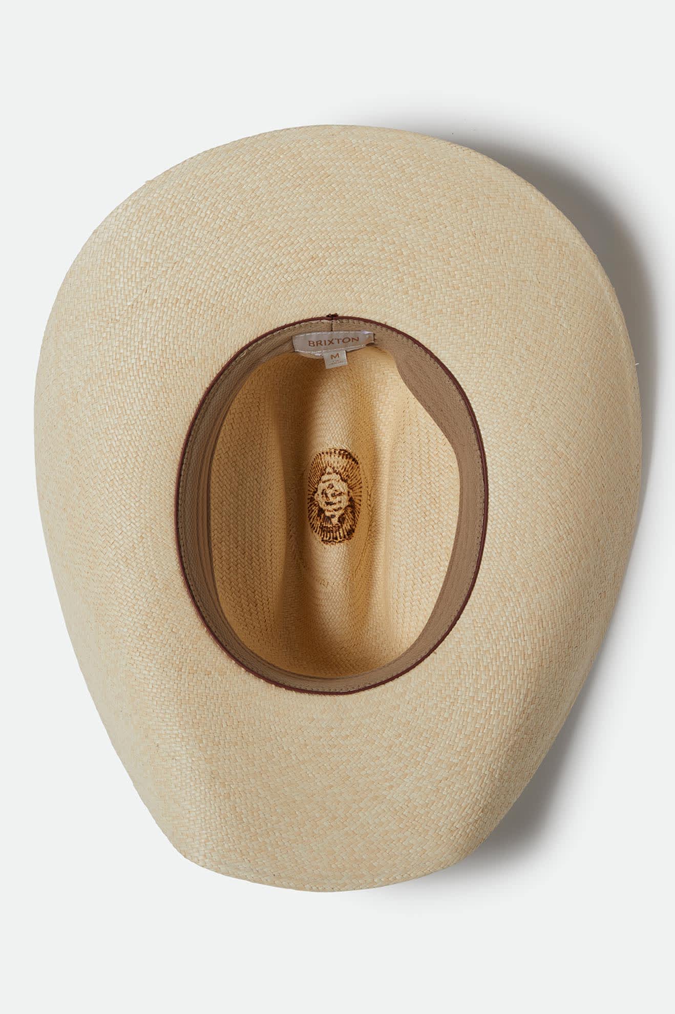 Unisex Laredo Panama Straw Cowboy Hat in the color Catalina Sand - Additional Laydown image