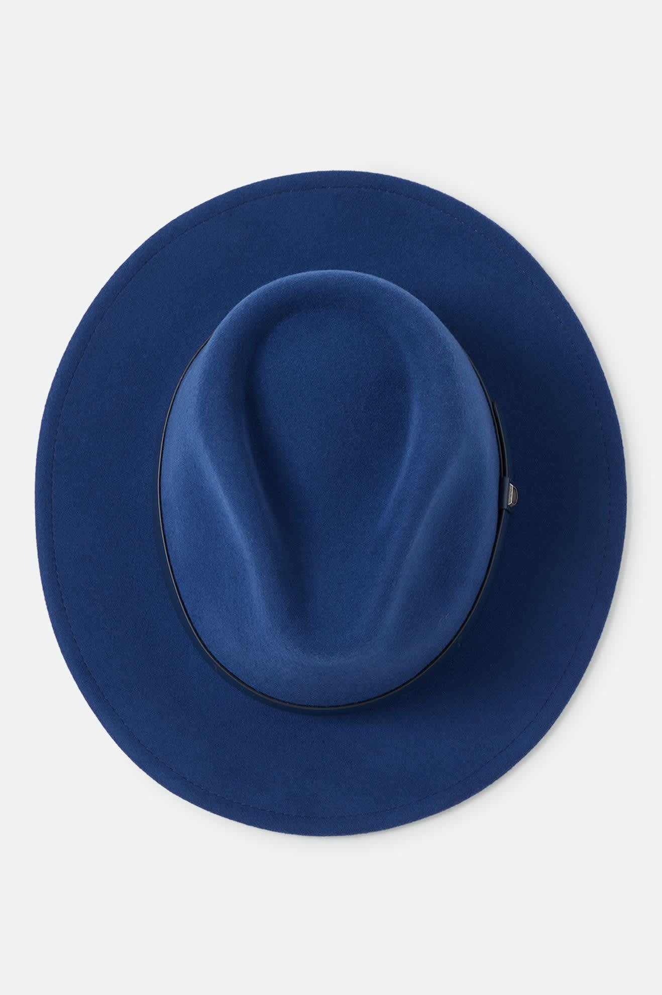 Unisex Messer Fedora in the color Classic Navy - Additional Laydown image