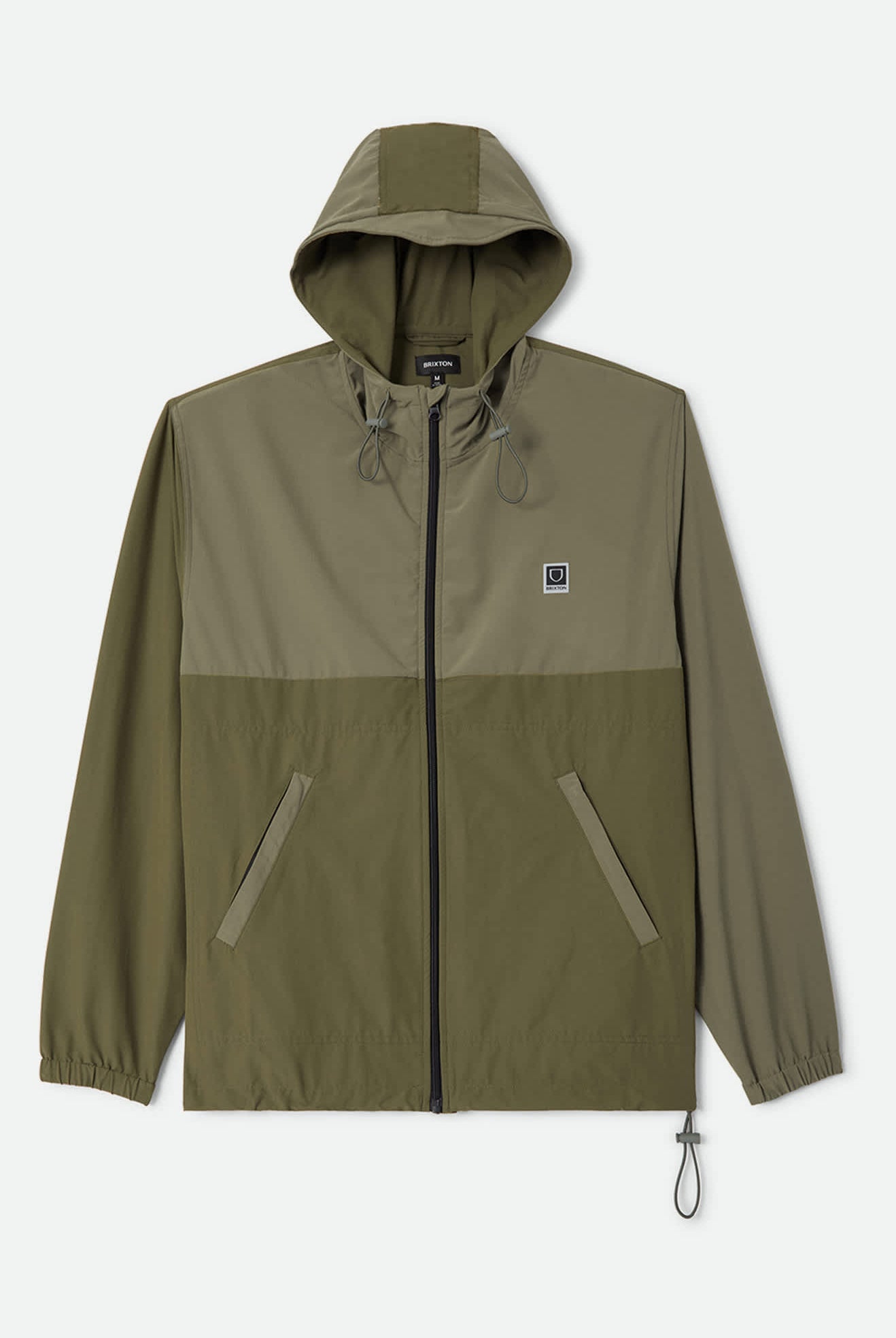 Men's Journey Zip Jacket in the color Dark Olive/Olive Surplus - Front Product View