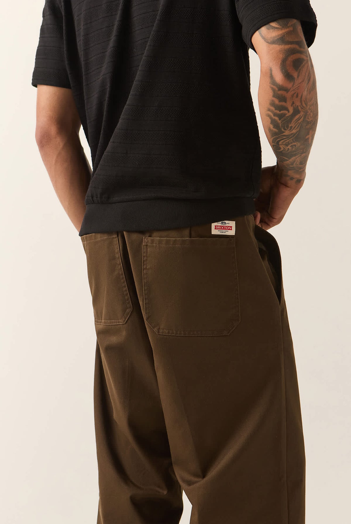 Men's Trademark Chino Pant in the color Walnut Brown - Additional Fit image