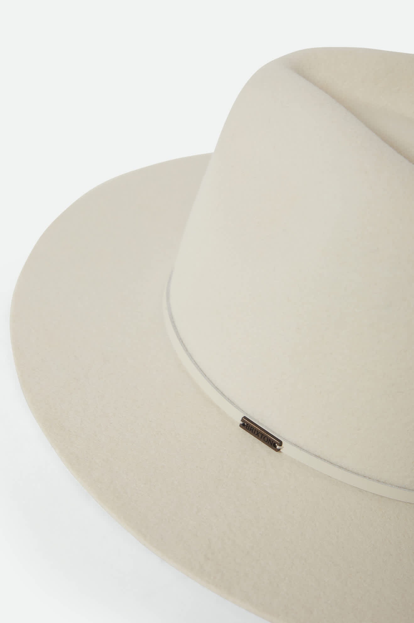 Women's Wesley Fedora in the color Off White - Additional Laydown image