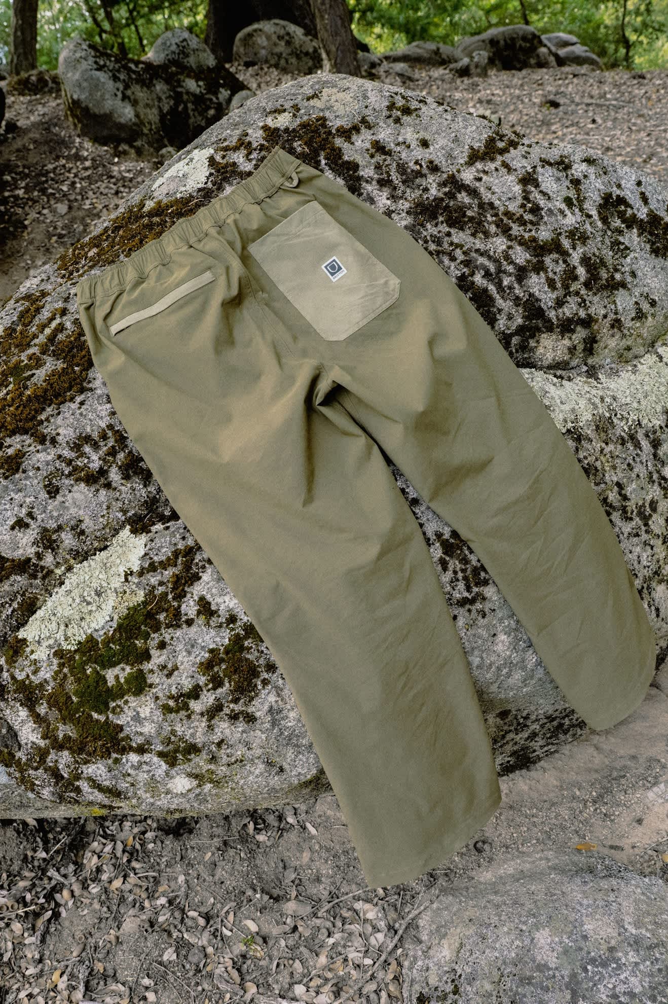 Men's Journey Utility Pant in the color Dark Olive/Olive Surplus - Additional Laydown image