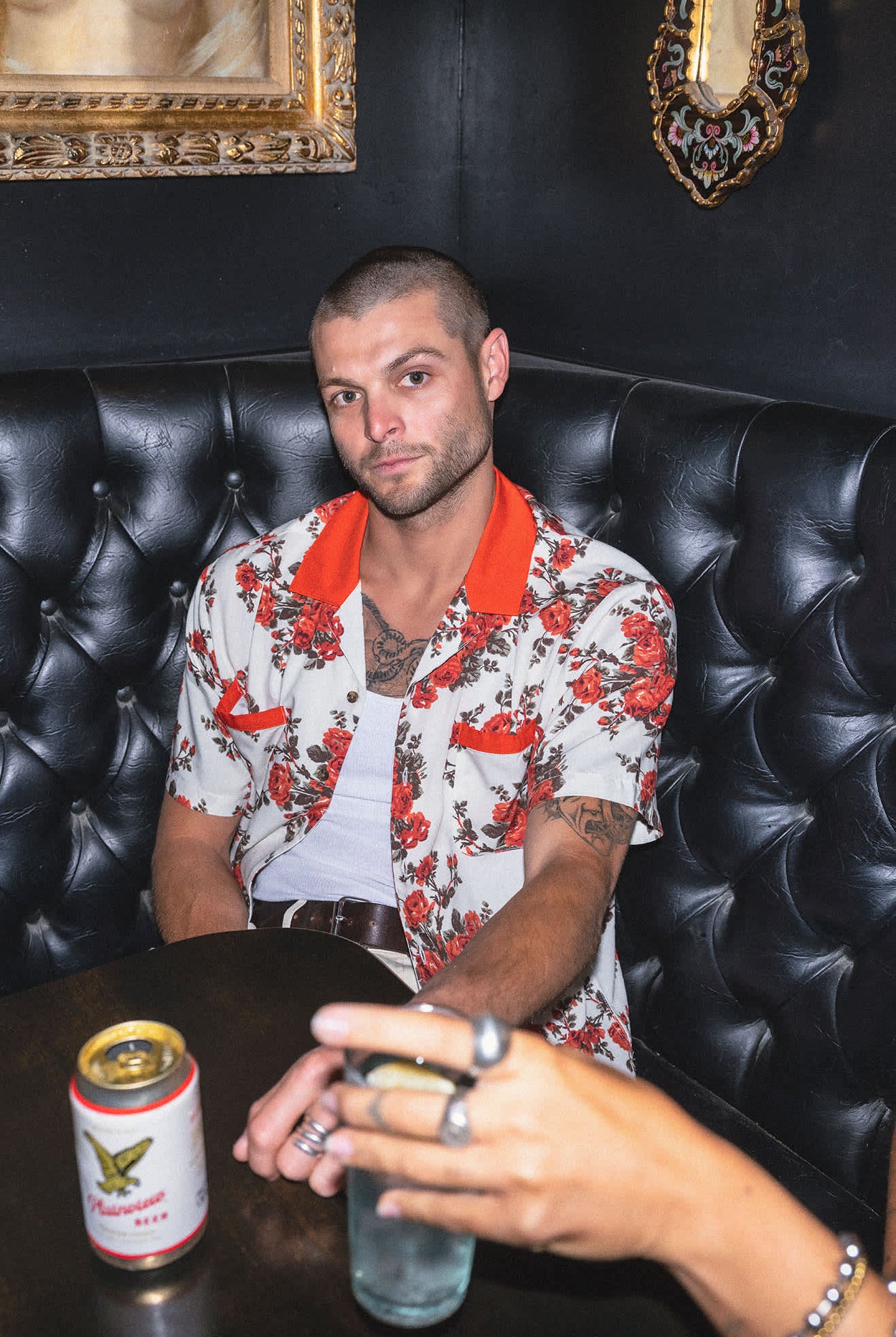 Men's Lafayette Short Sleeve Shirt in the color Rose Bud - Men's Lifestyle image