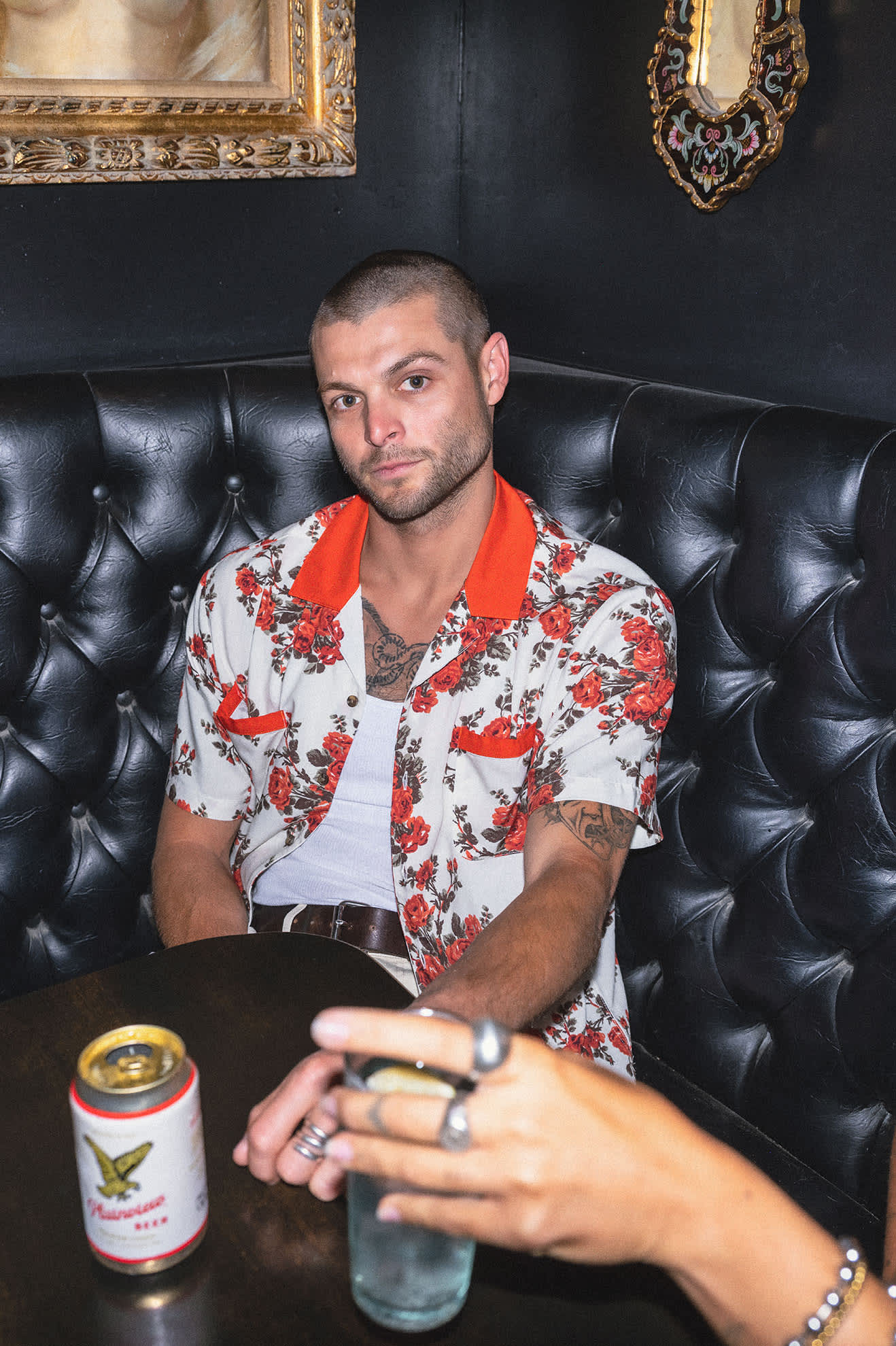 Men's Lafayette Short Sleeve Shirt in the color Rose Bud - Men's Lifestyle image