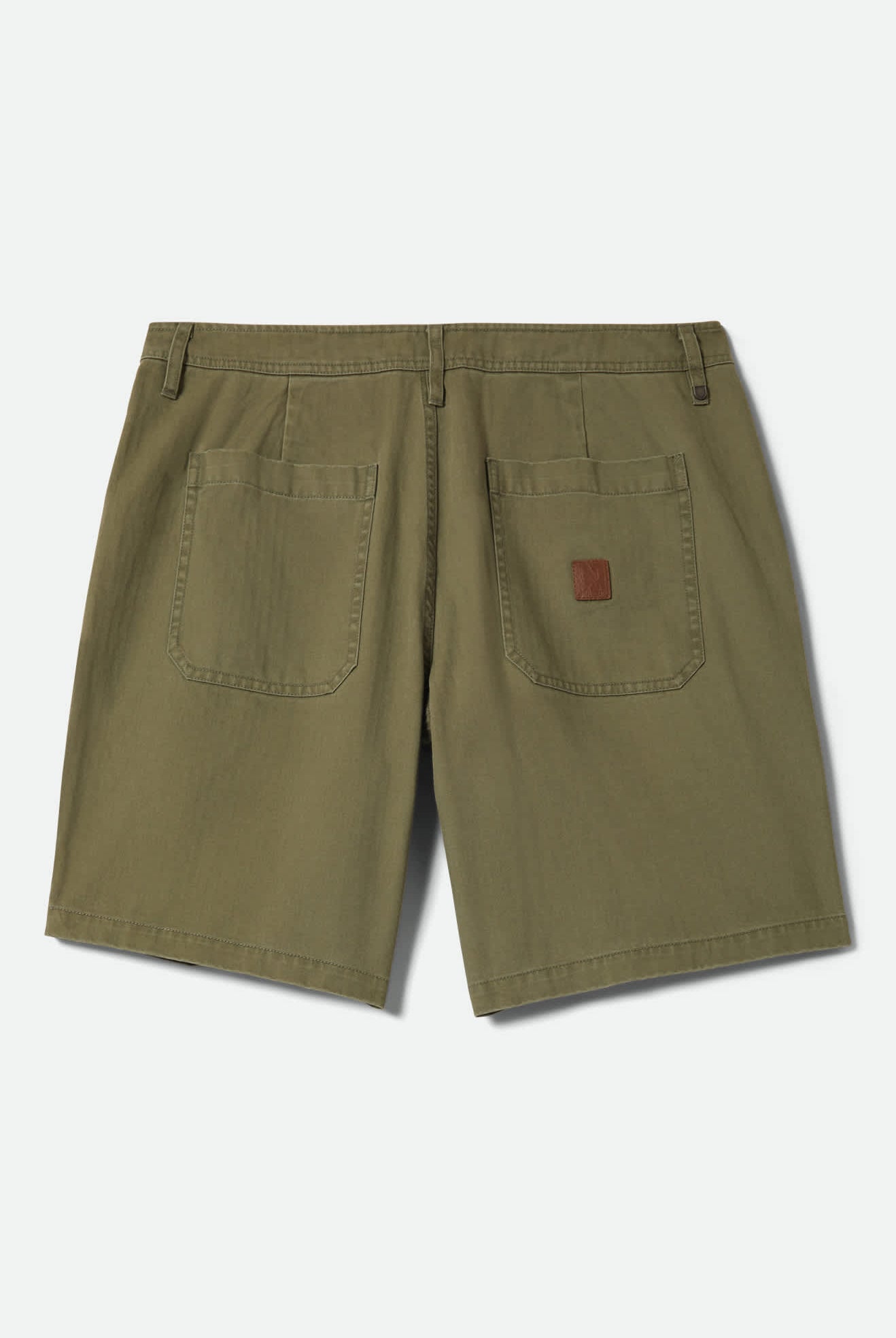 Men's Surplus Vintage Wash Herringbone Short in the color Washed Olive Green - Additional Laydown image