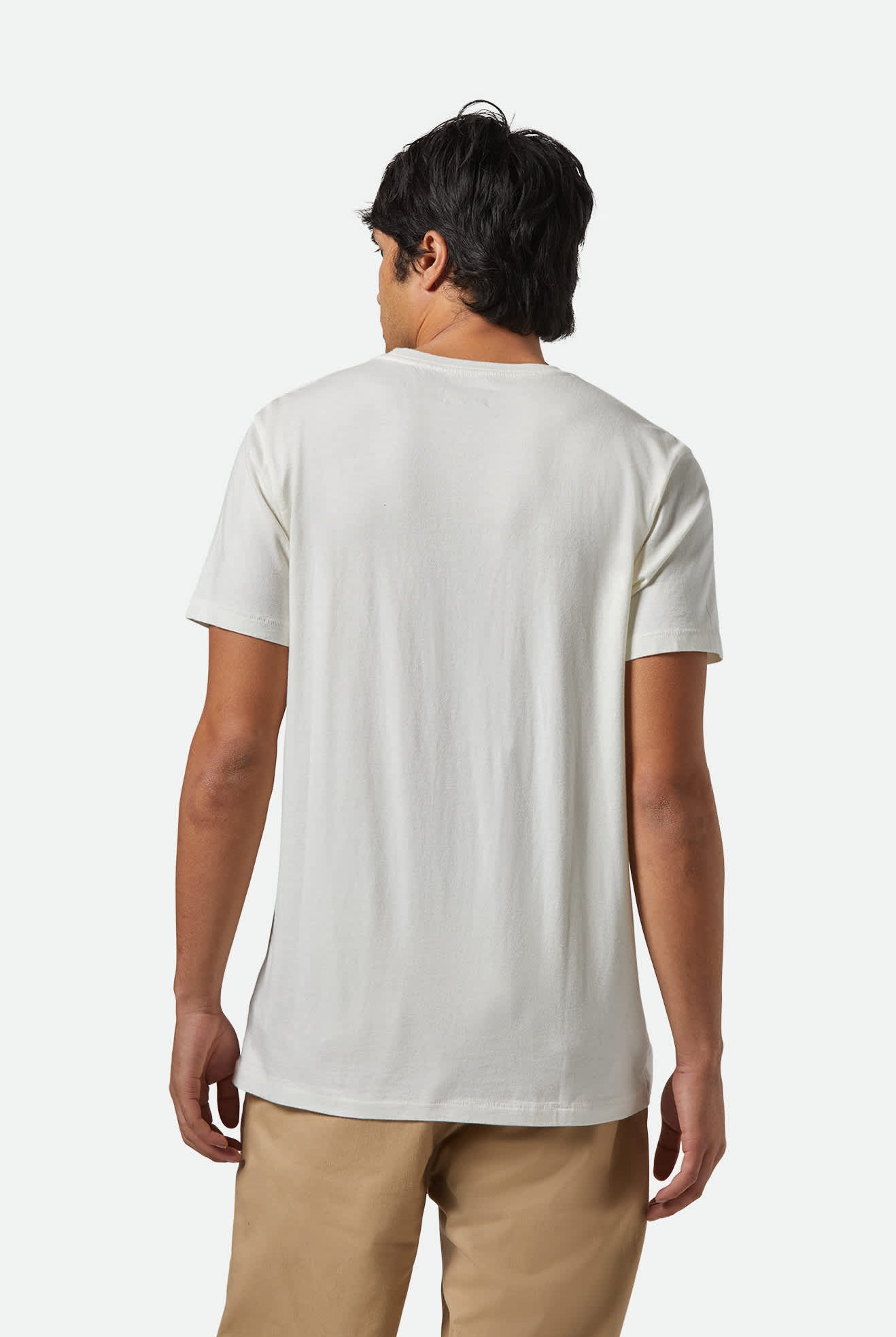 Men's Vintage Reserve S/S T-Shirt in the color Off White Sol Wash - Men's Back View