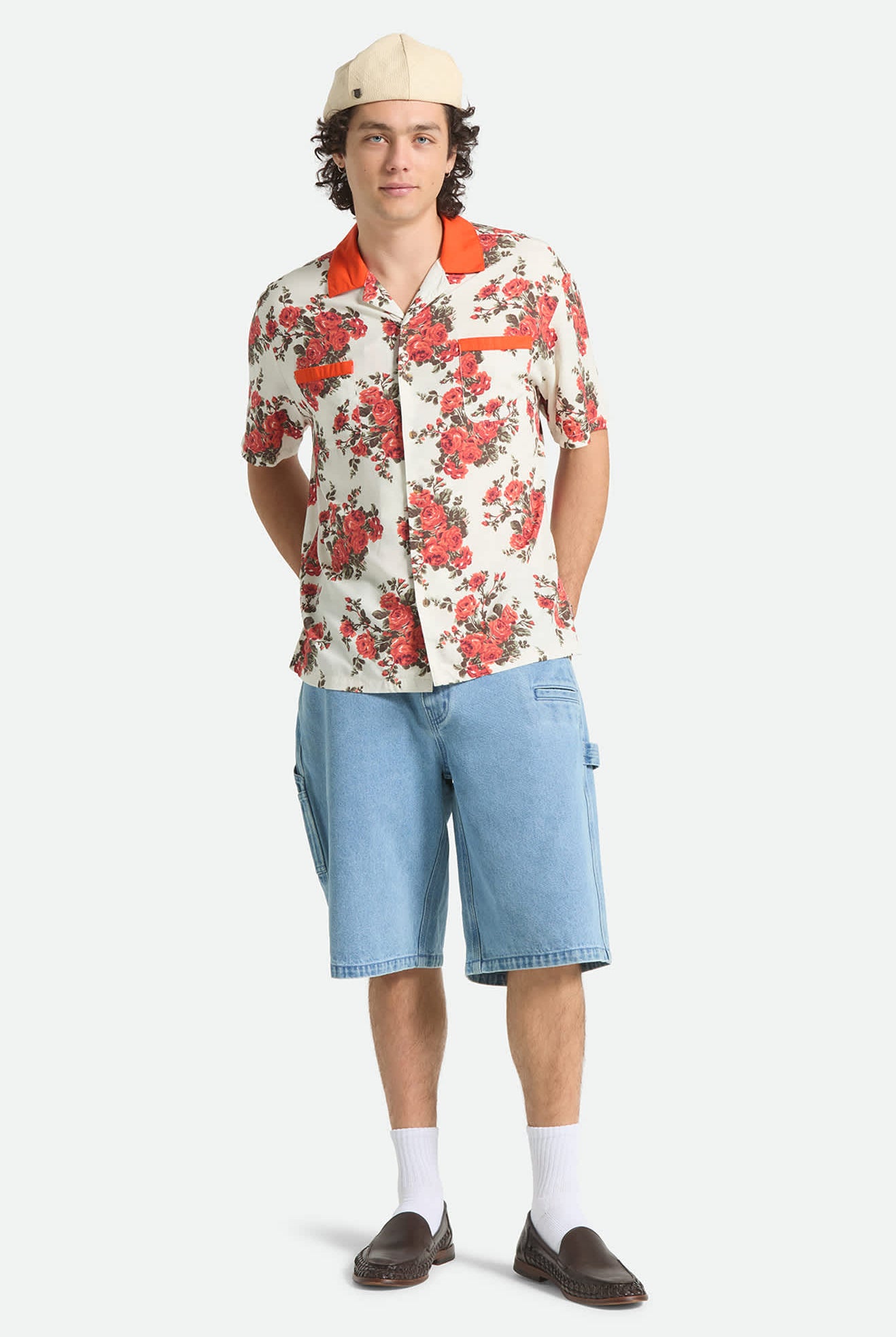 Men's Lafayette Short Sleeve Shirt in the color Rose Bud - Additional Fit image