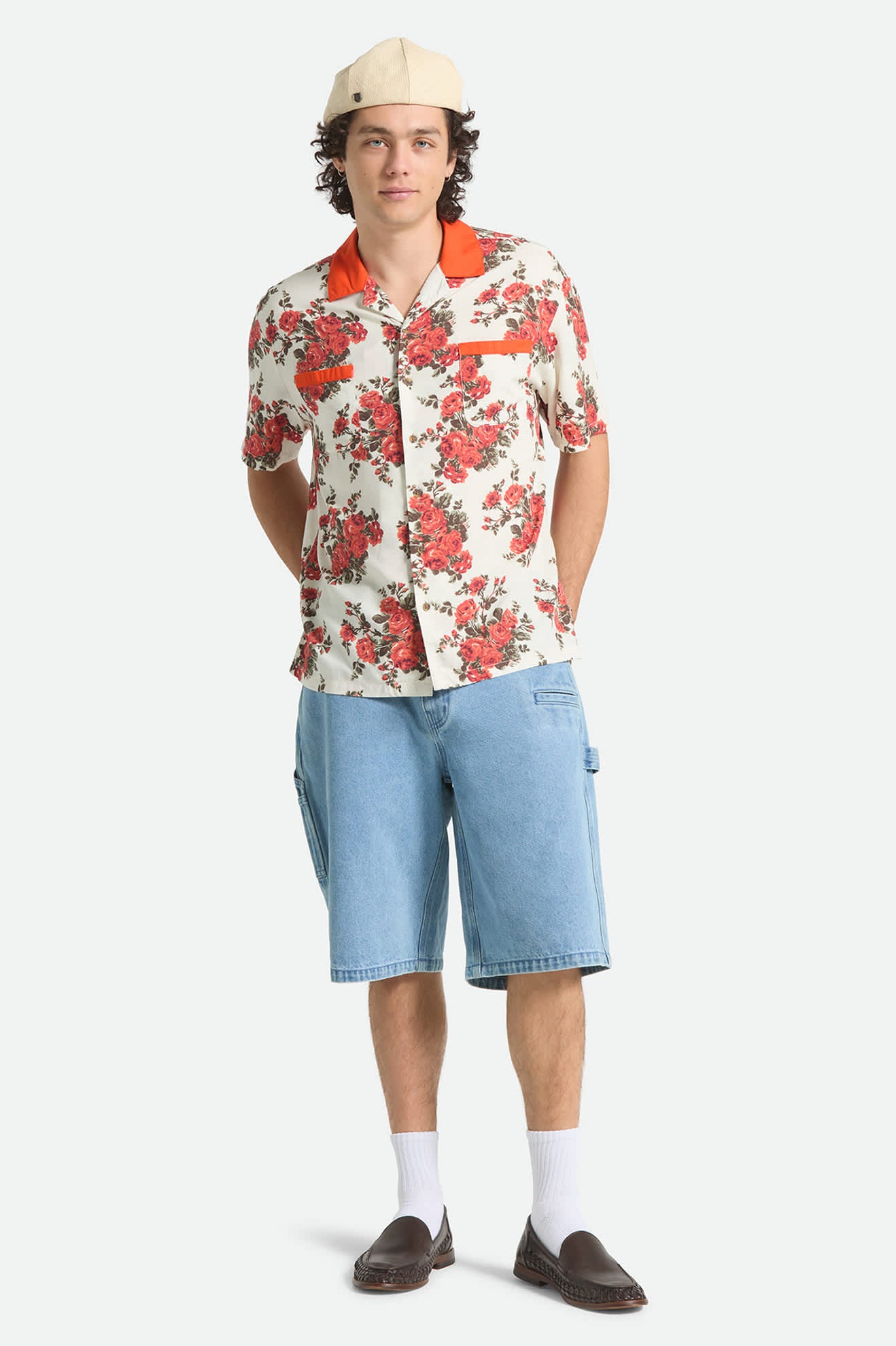 Men's Lafayette Short Sleeve Shirt in the color Rose Bud - Additional Fit image