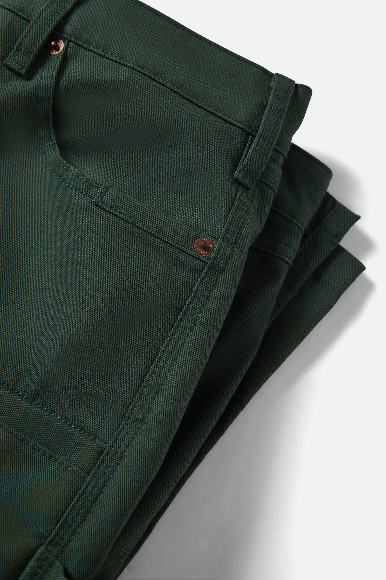Men's Builders Carpenter Stretch Pant in the color Primary Green - Additional Laydown image